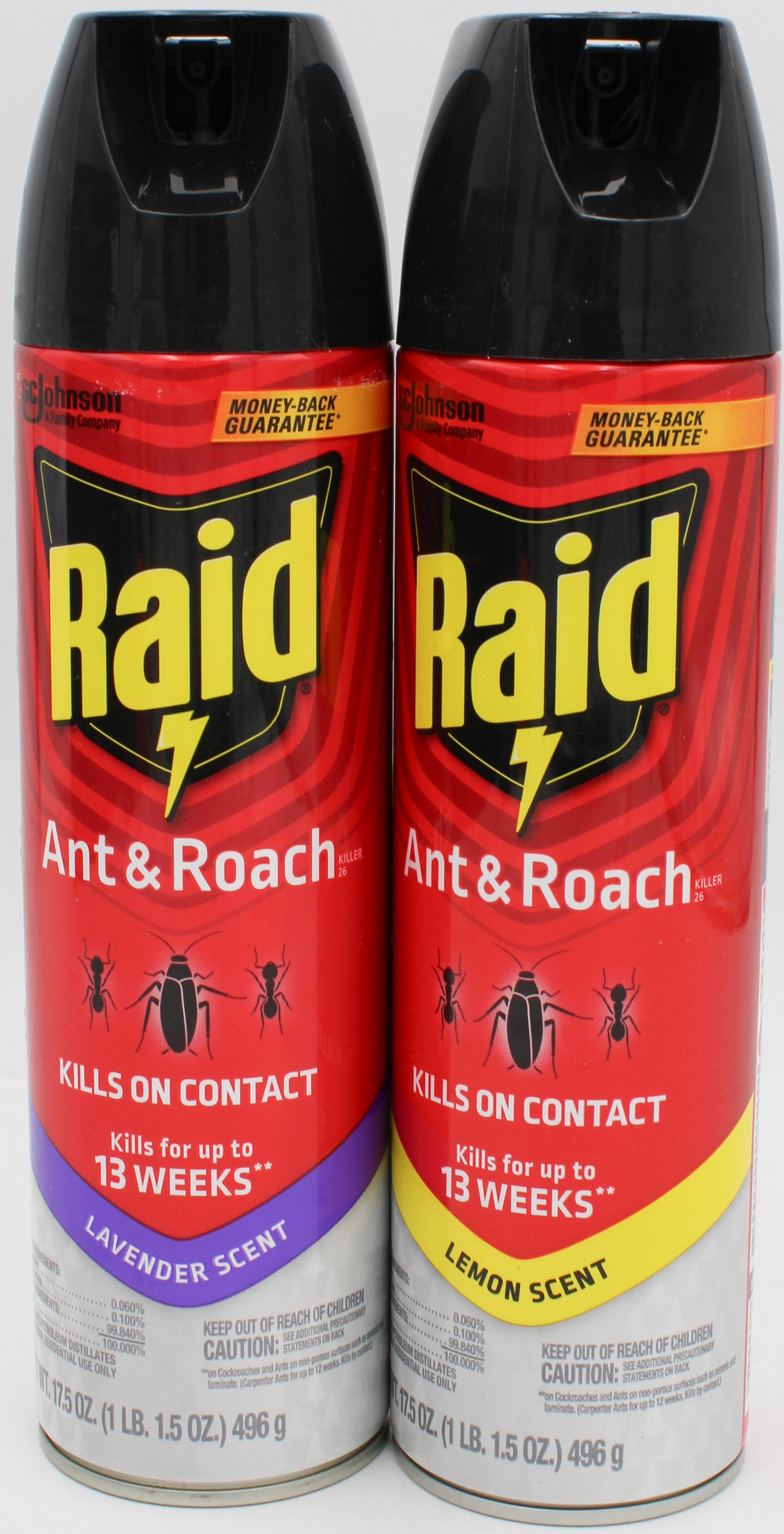 RAID ANT + ROACH AEROSOL 17.5oz PDQ.