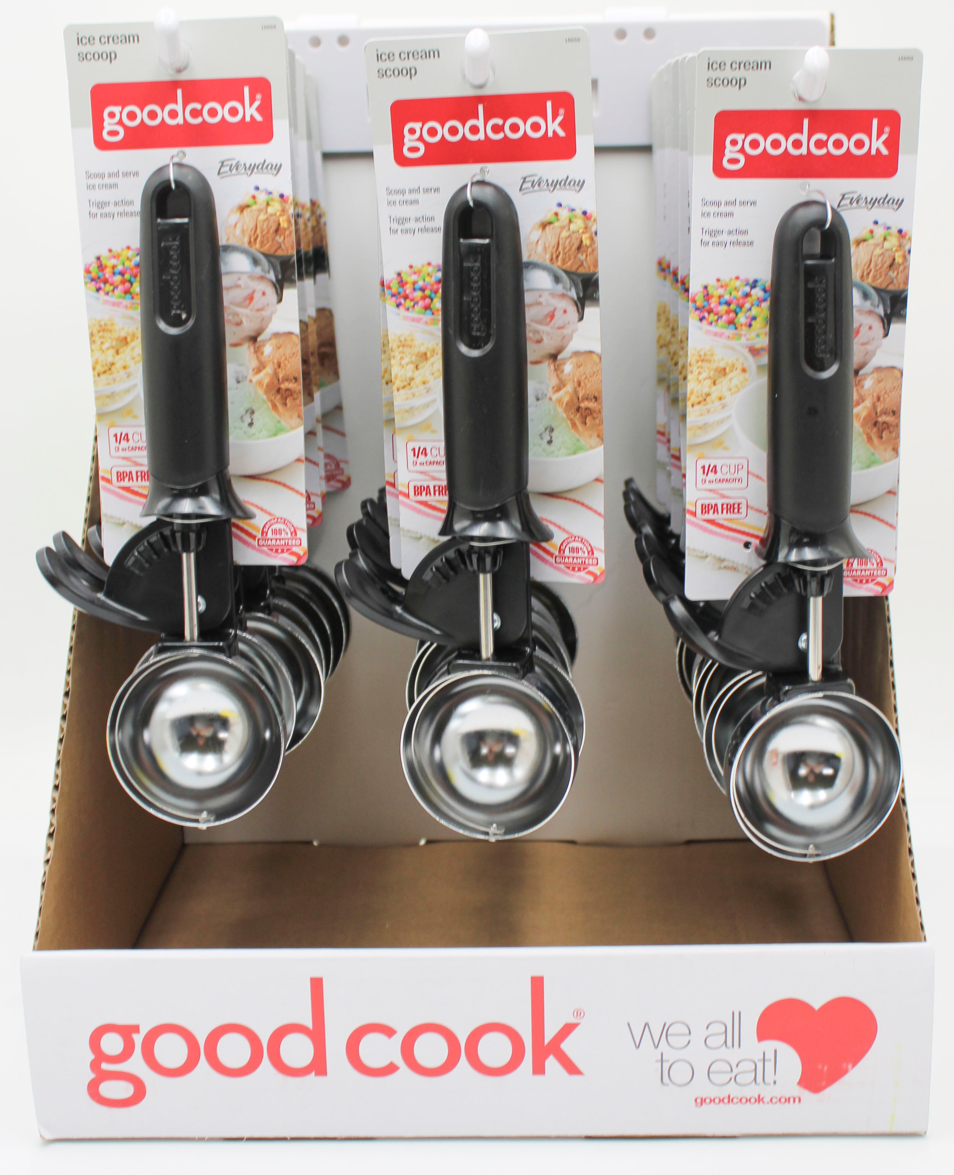 21pc GOOD COOK ICE CREAM SCOOP CDU
