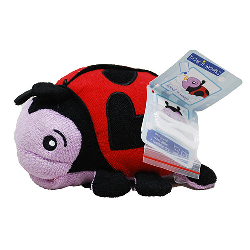 PLUSH LADYBUG BATH SPONGE