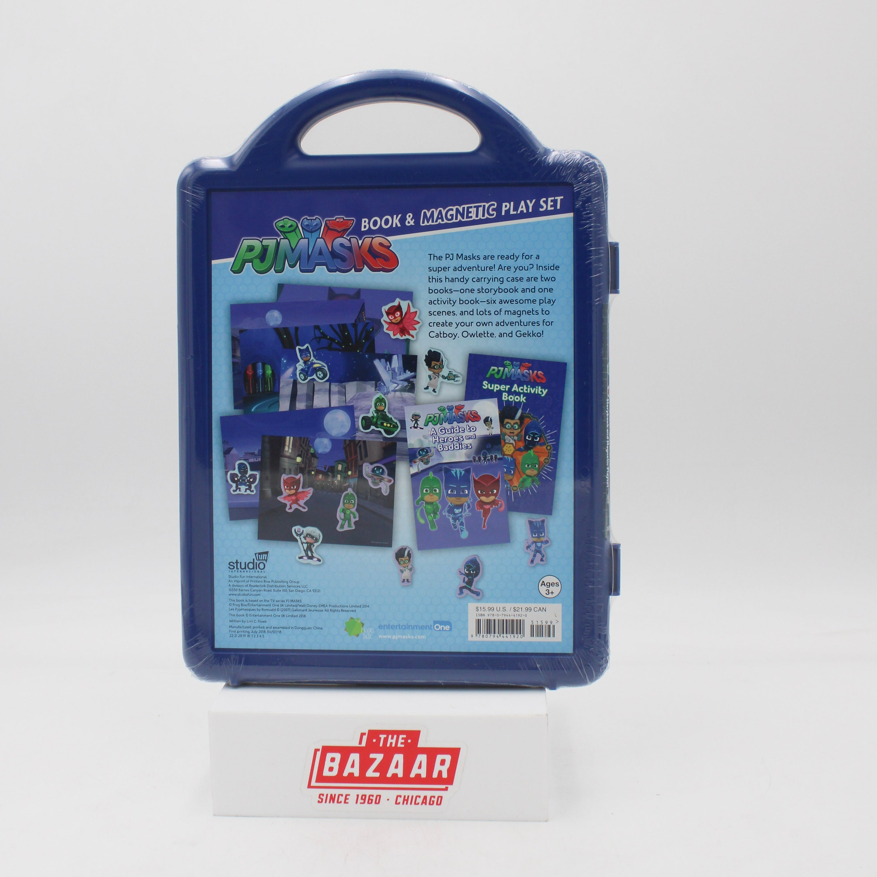 PJ MASKS: PJ MASKS VS THE BADDIES MAGNETIC PLAYSET 32PG PP $15.99