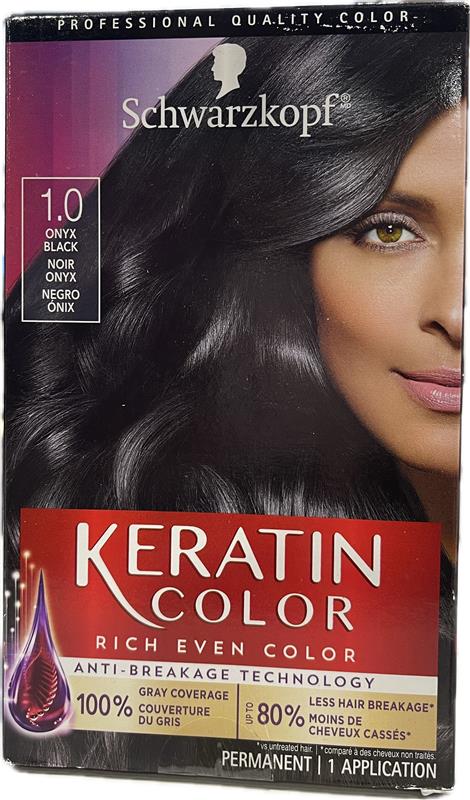 SP SCHWARZKOPF KERATIN COLOR ONYX BLACK 1.0