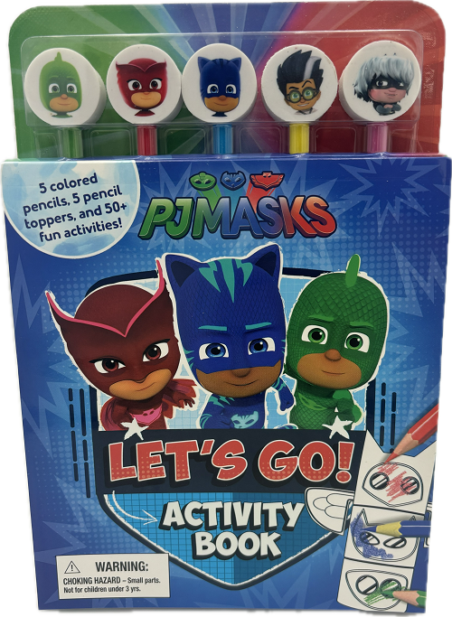 PJ MASKS LET'S GO ACTIVITY BOOK - PAPERBACK PP$9.99 US / $12.99 CAN 64pgs