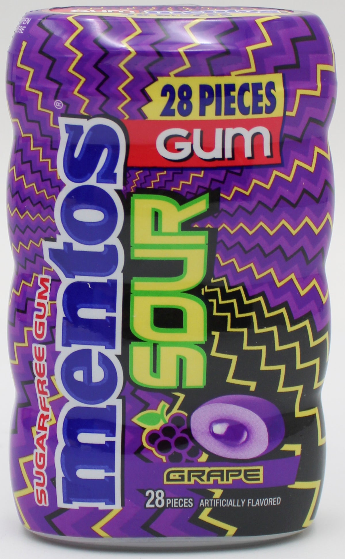 MENTOS GUM 28PC SOUR GRAPE   DISPLAY TRAY BB 1/21/27