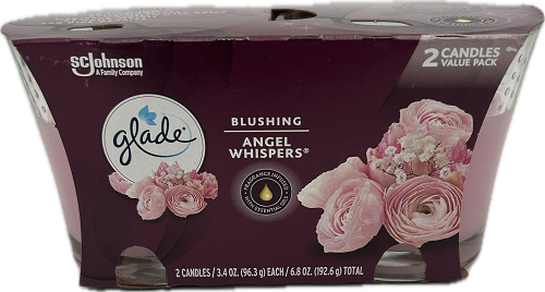 Glade Candle Angel Whispers 2 x 3.4oz (US Pack)