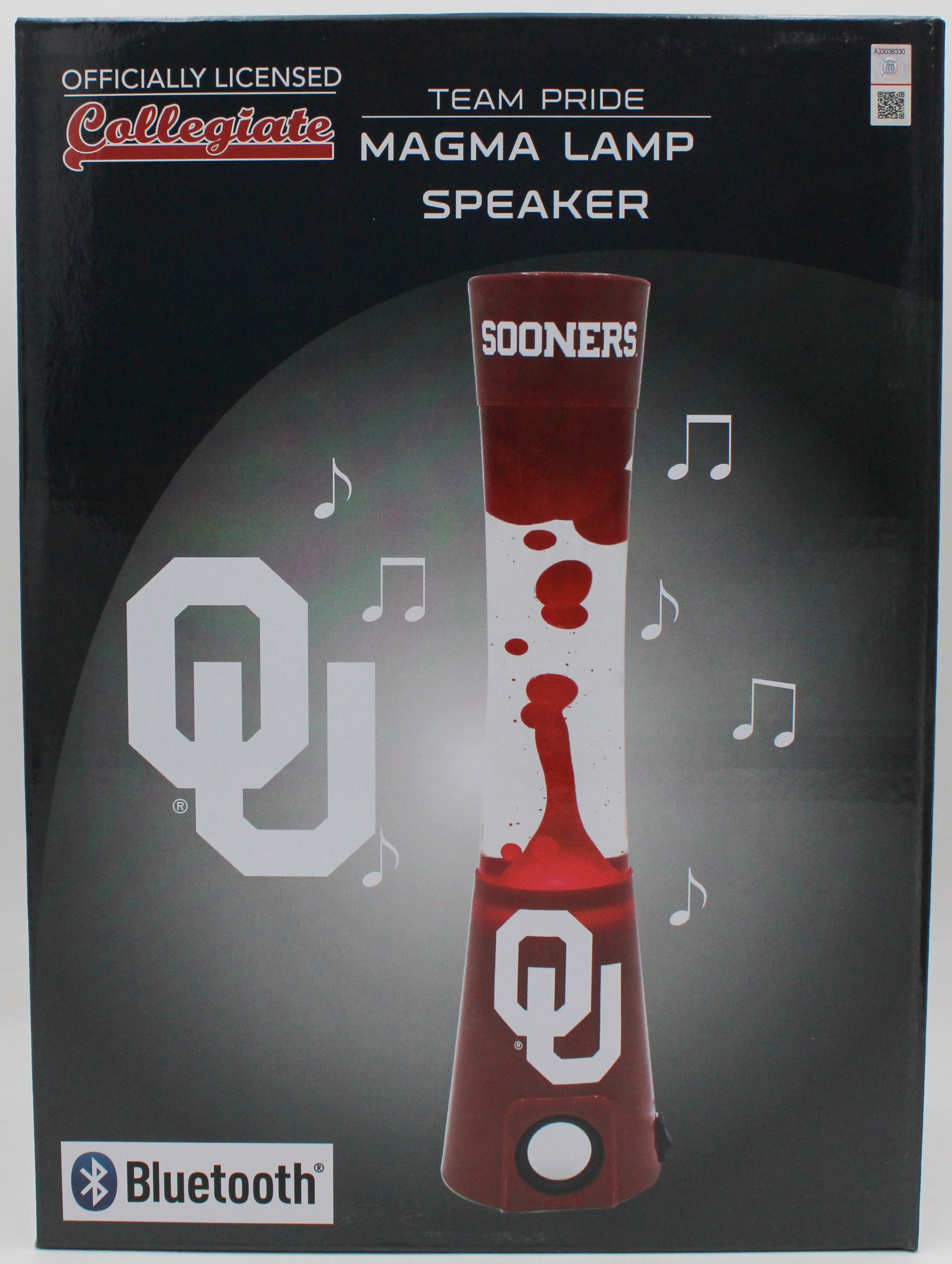 NCAA OKLAHOMA SOONERS LAVA LAMP SPEAKER 16.5"