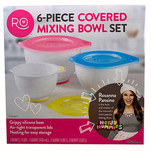 WILTON RO CVRD MIXING BOWL SET 6PC