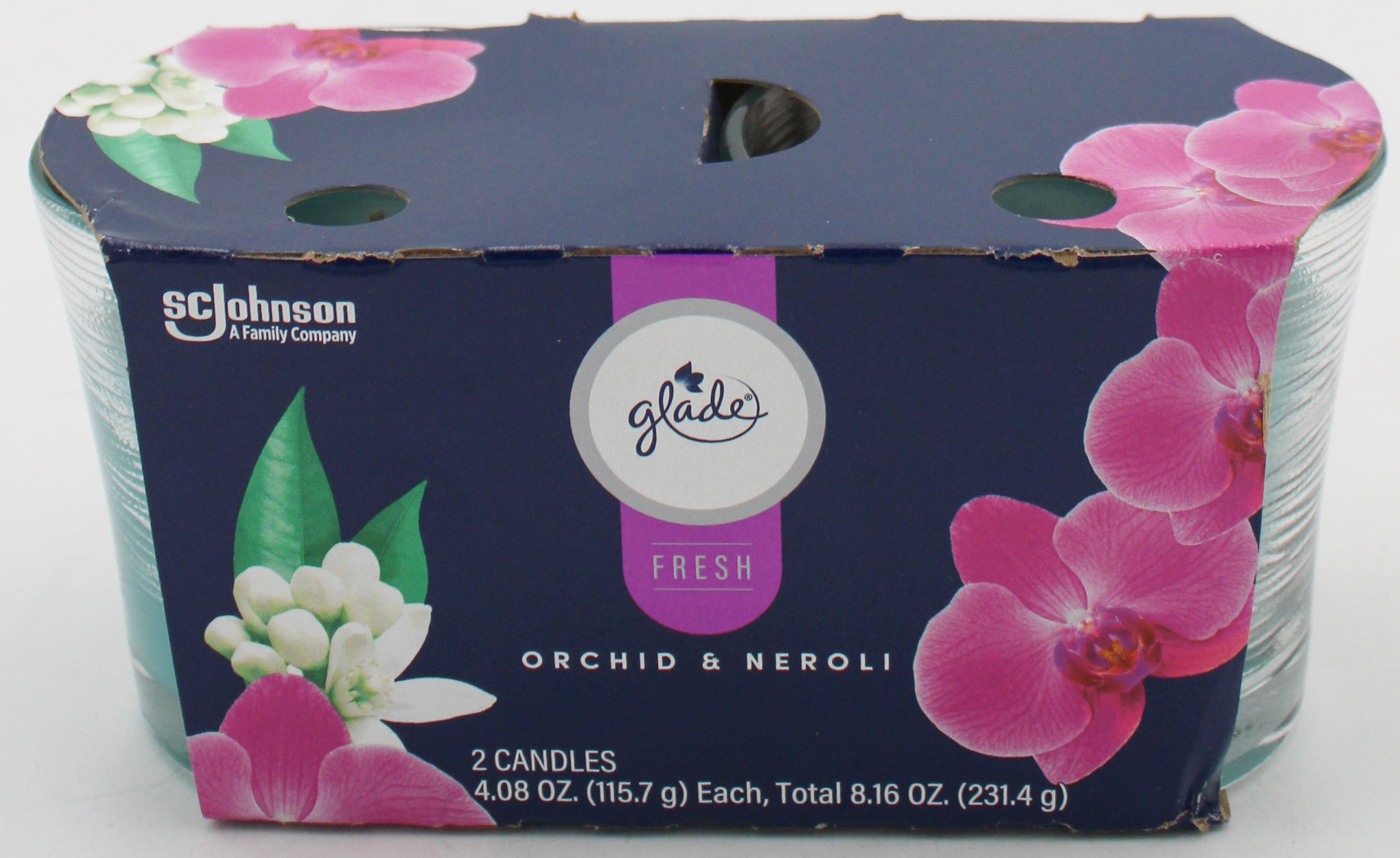 SP GLADE CANDLES 2PK 4.08oz ORCHID & NEROLI