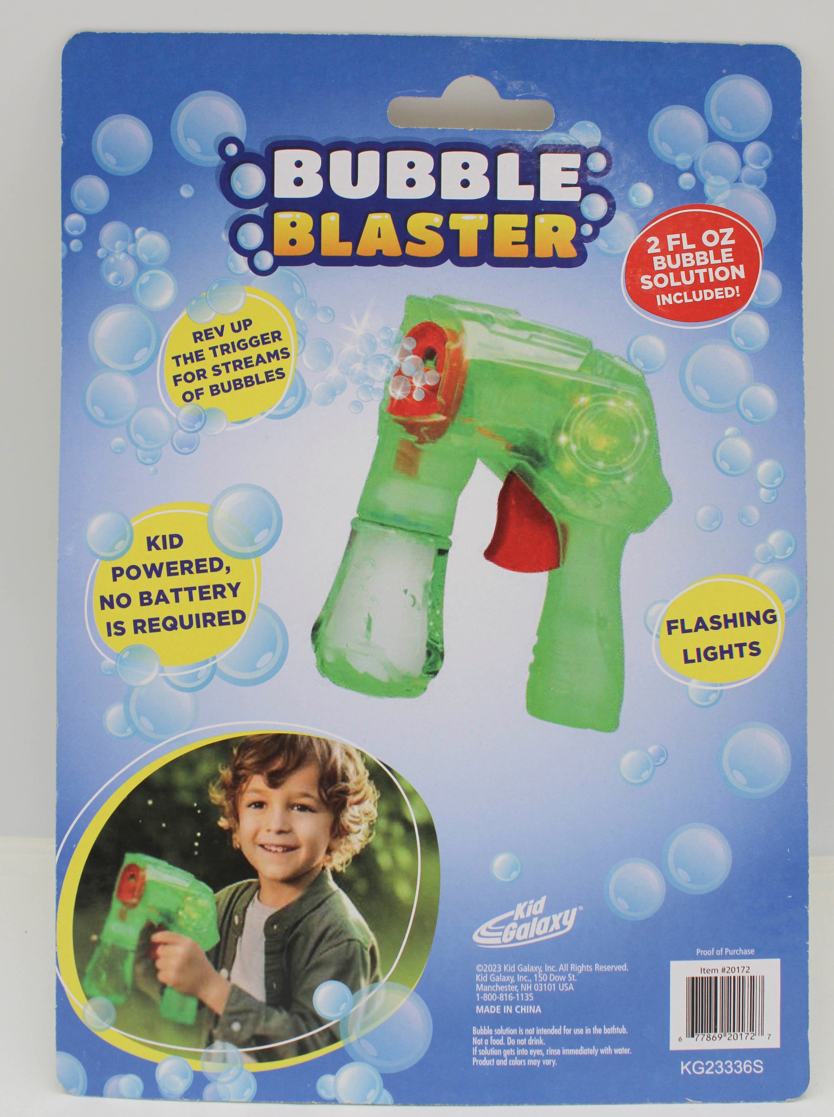 KID POWERED BUBBLE BLASTER