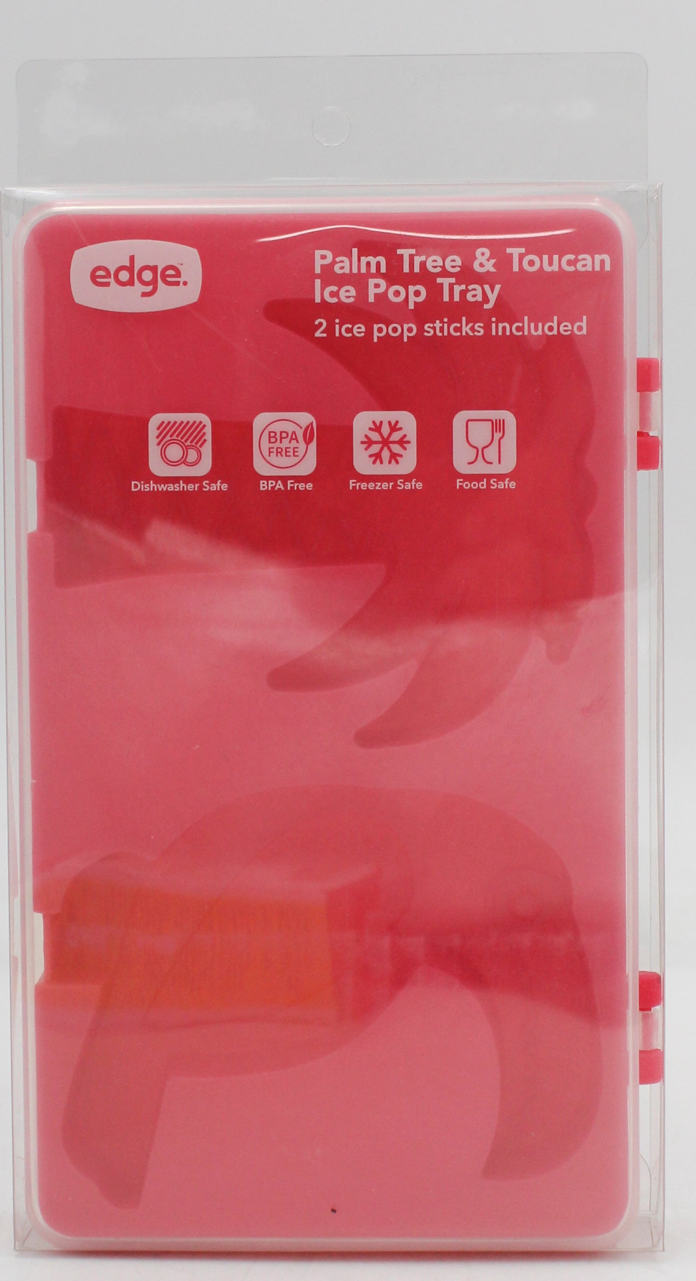 EDGE PALM TREE AND TOUCAN ICE POP TRAY