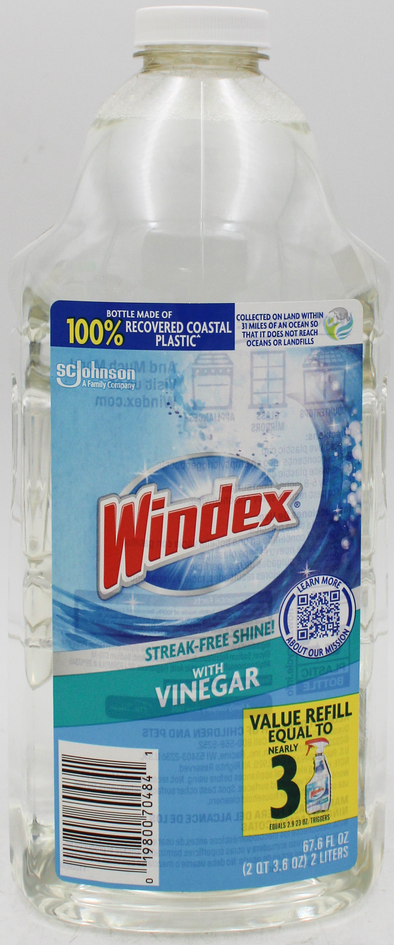 SP WINDEX WITH VINEGAR 67.6 oz