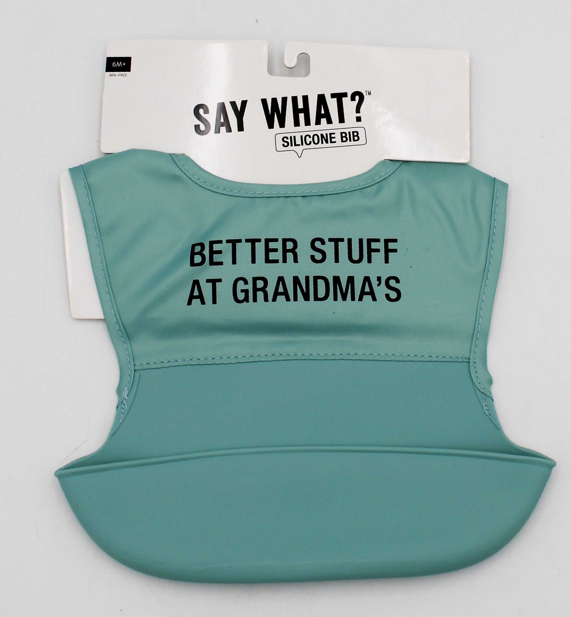 GRANDMA'S NYLON SILICONE BIB
