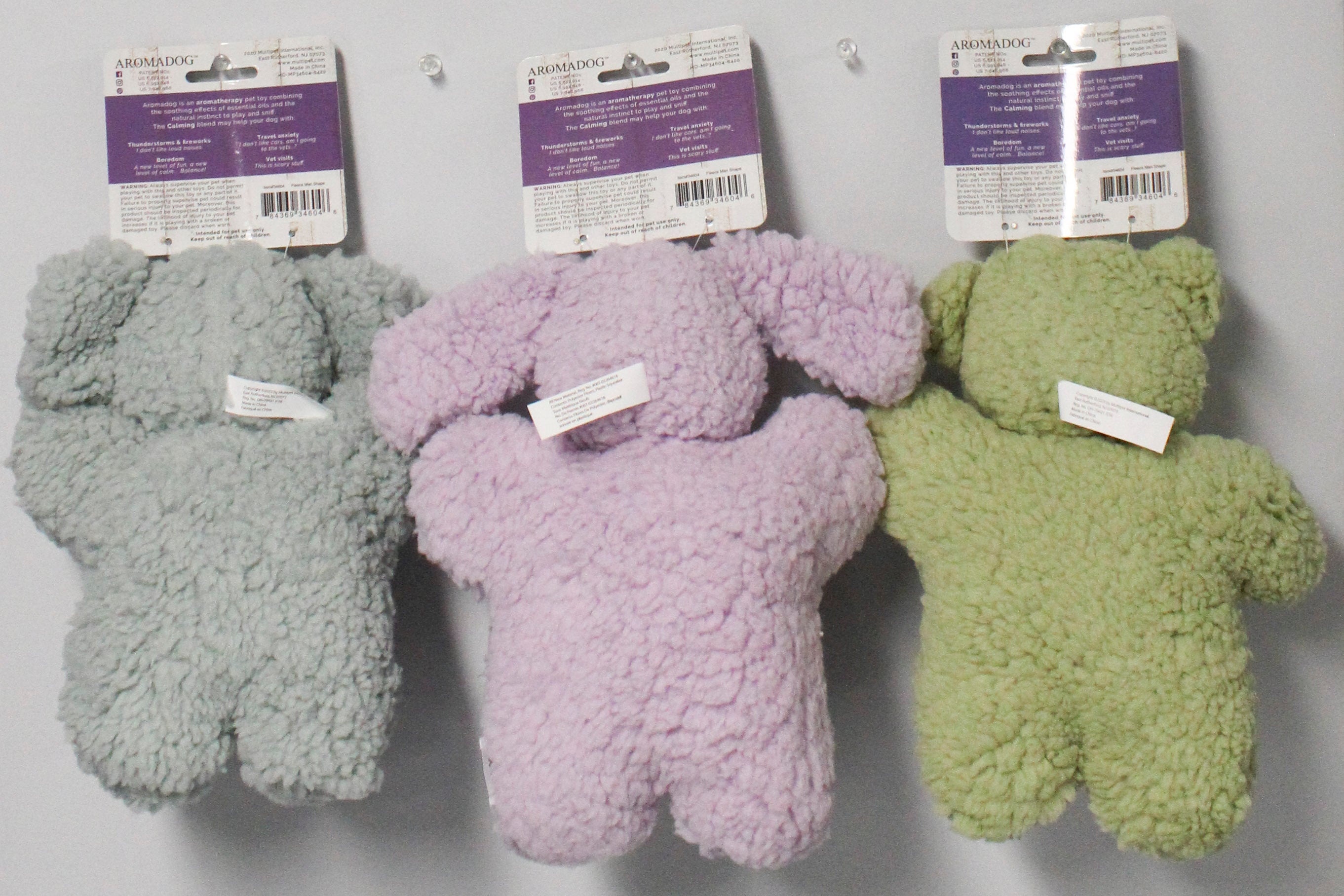 AROMADOG CALM FLEECE ANIMALS DOG TOY