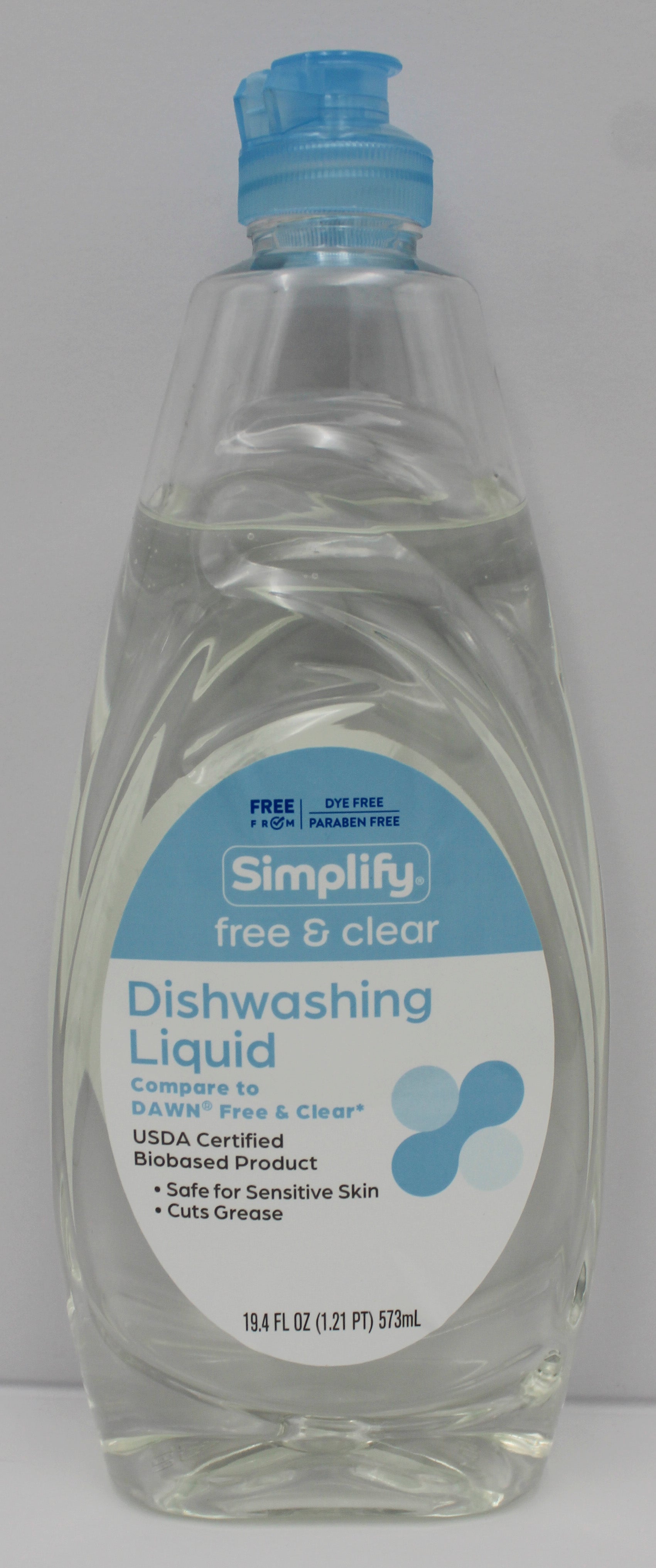 RITE AID SIMPLIFY DISH LIQUID FREE & CLEAR 19.4Z