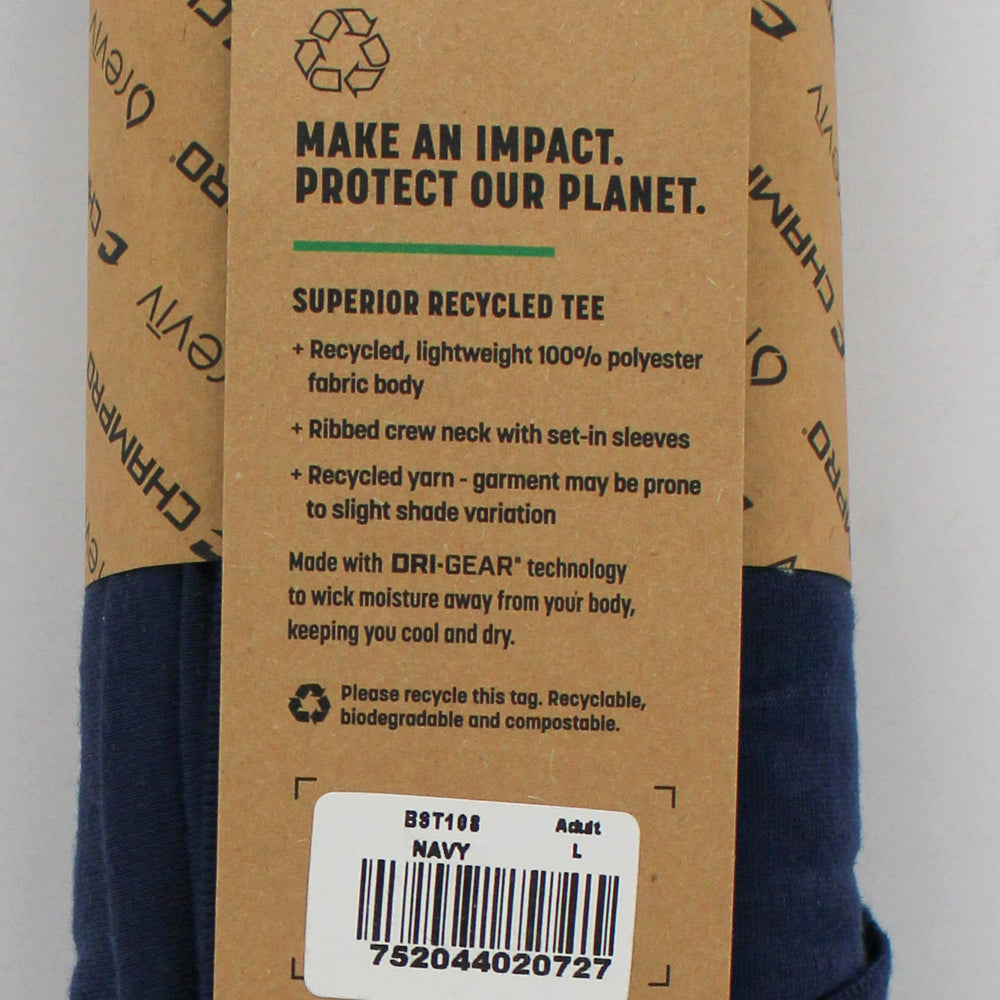 T-SHIRT - ADULT - NAVY- L