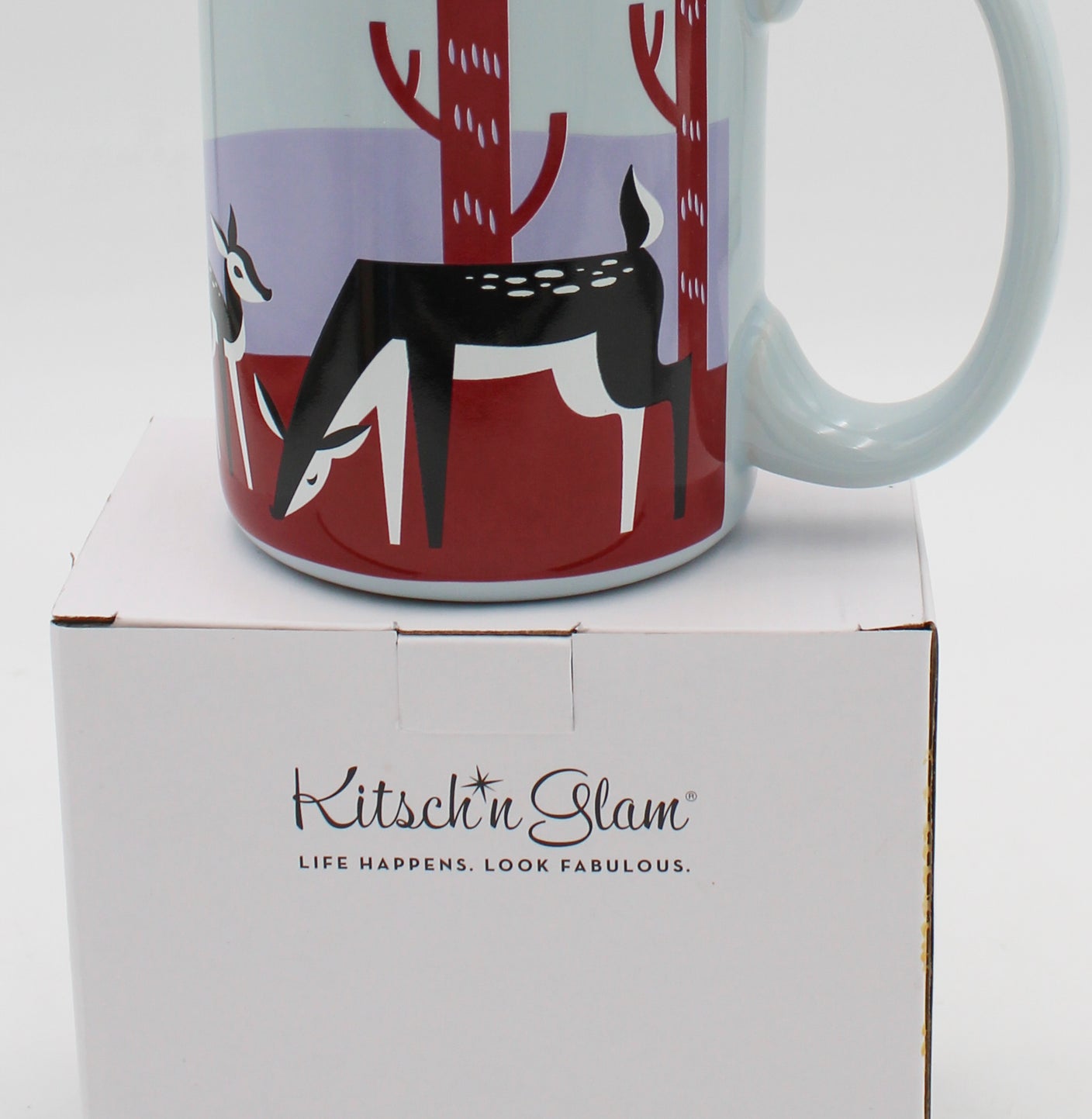 16oz CERAMIC MUG - GRAY DEER