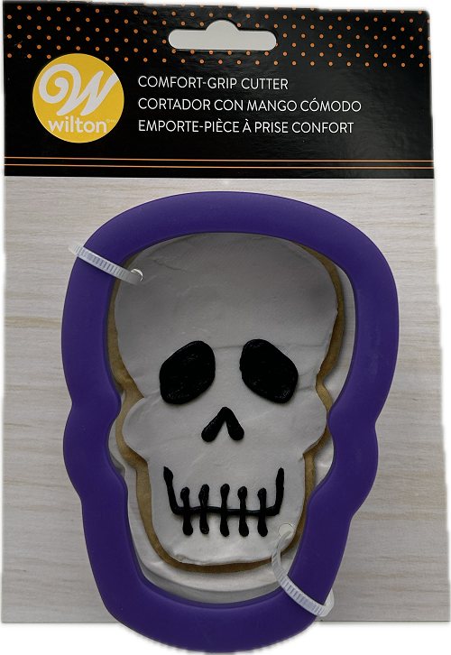 HALLOWEEN COOKIE CUTTER COMFORT GRIP SKULL 1 CT NI