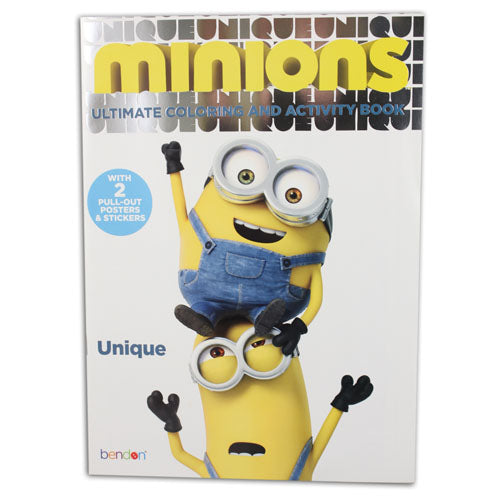 SP COLOR/ACTIVITY BK W/POSTER MINIONS.