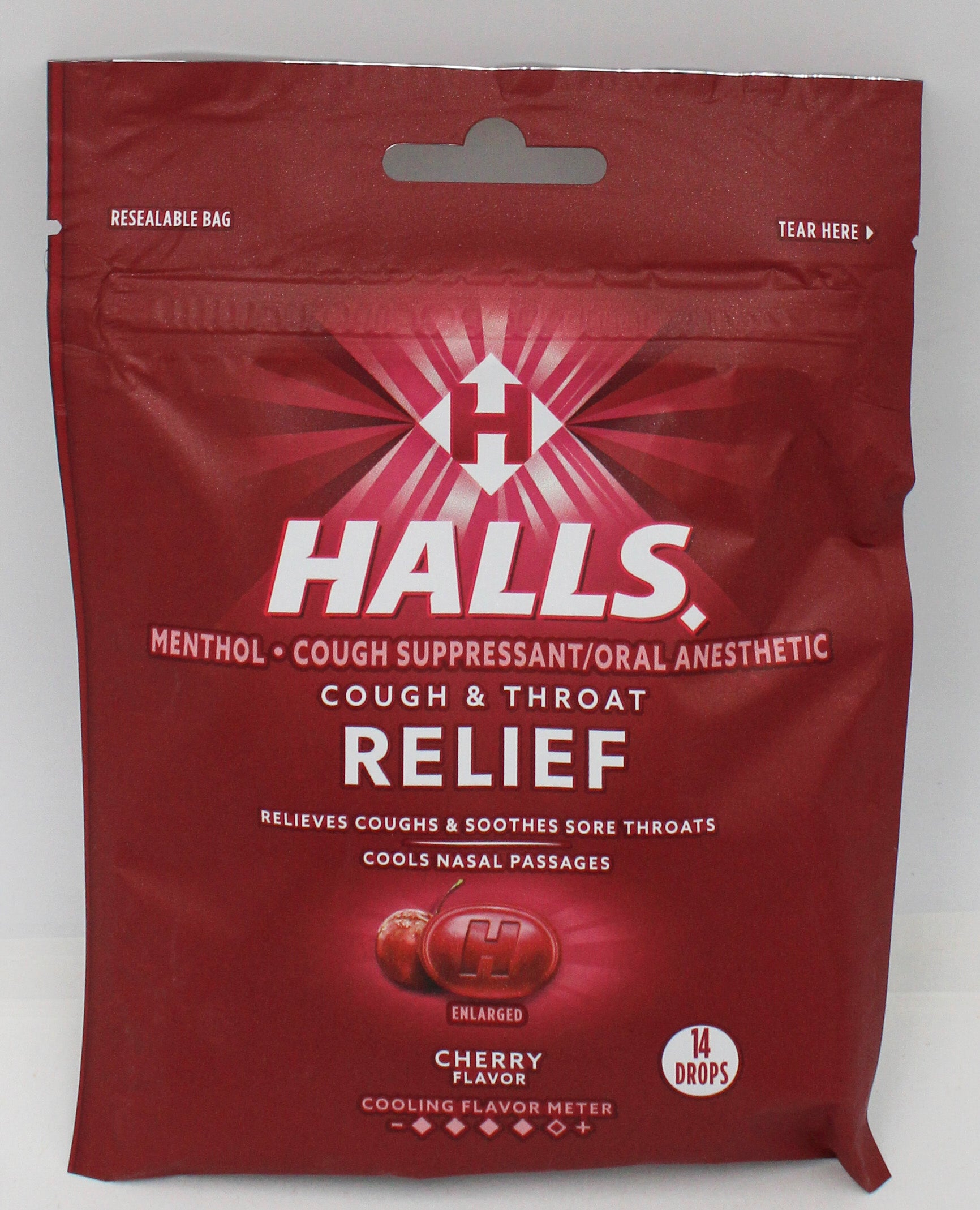HALLS 14 PC CHERRY BAG BB 8/8/26