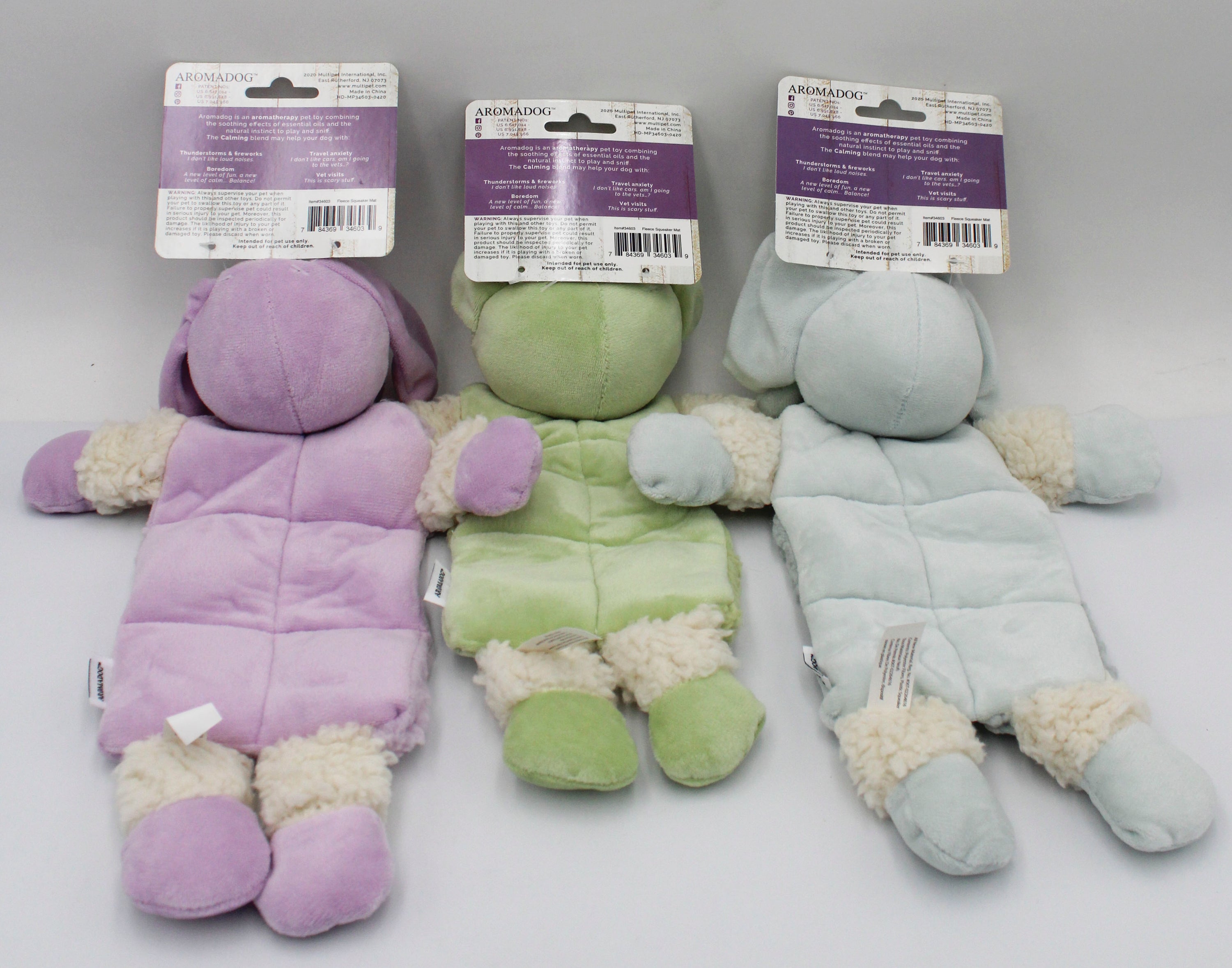 MULTIPET AROMADOG CALM FLEECE SQUEAKER