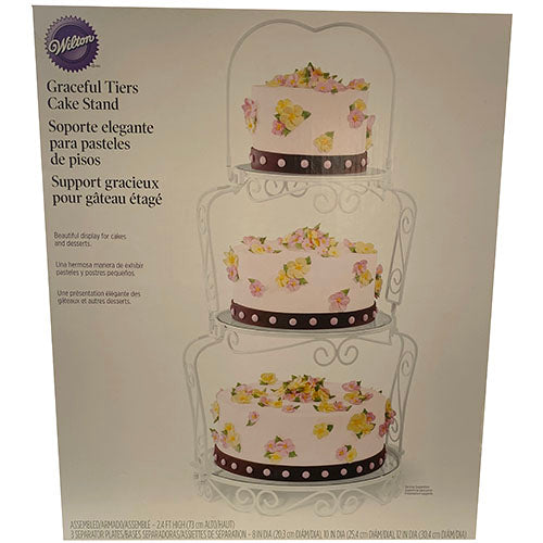 WILTON GRACEFUL TIER CAKE STAND 2FT
