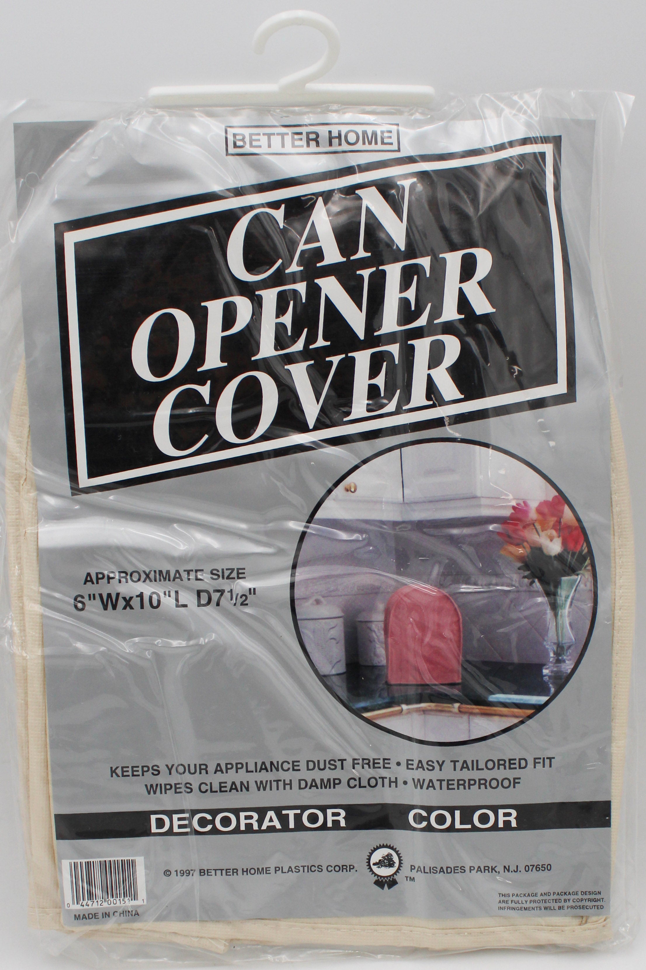BETTER HOME CAN OPENER COVER 6''Wx10''L 7.5''D ASST COLORS