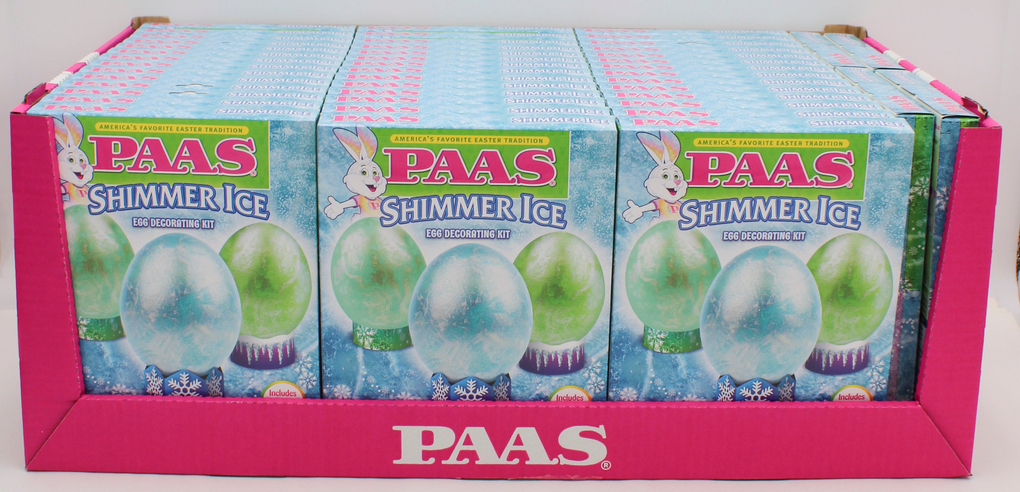 PAAS SHIMMER ICE EGG DECORATING KIT SHELF TRAY