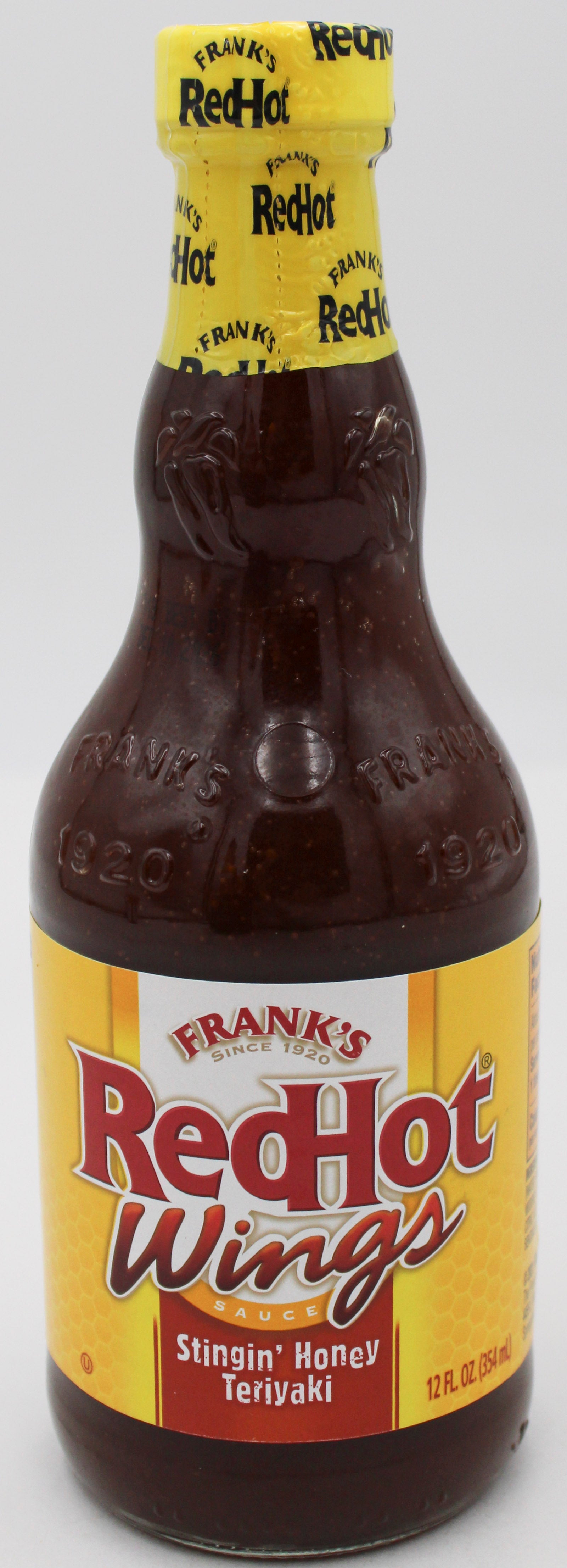 FRANKS REDHOT STINGIN HONEY TERIYAKI WING SAUCE 12 FL Oz BB 12/10/26