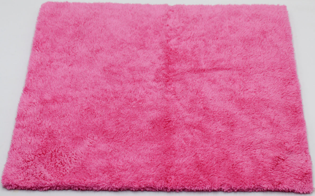 WASH N WHIPS EDGELESS MICROFIBER CORAL FLEECE WITH ULTRASONIC EDGE