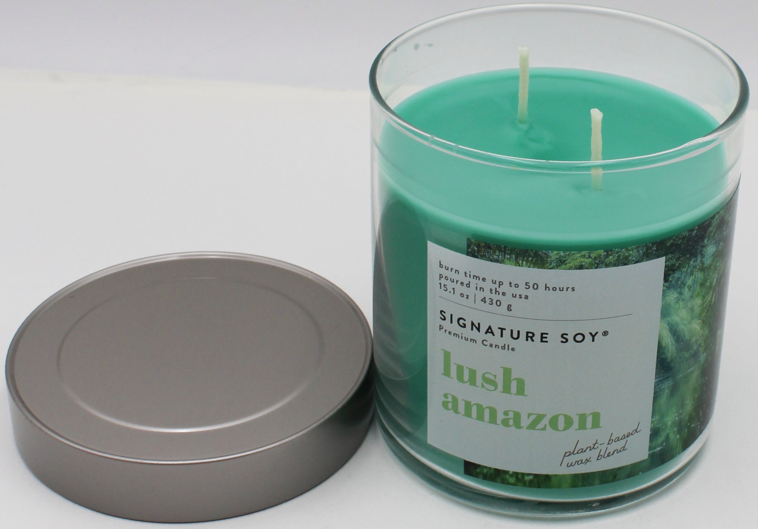 SIGNATURE SOY JAR CANDLE LUSH AMAZON 15.1oz