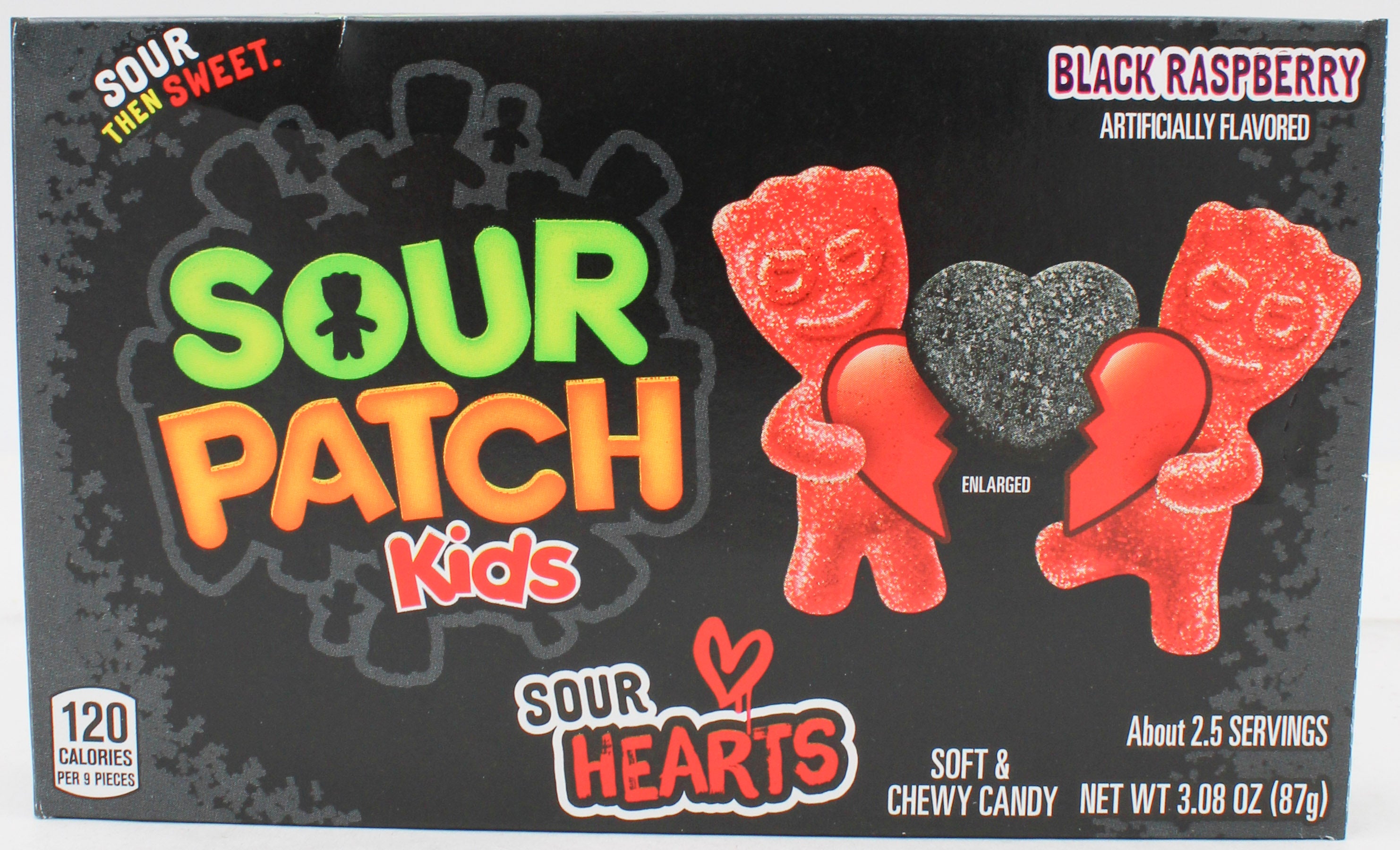SOUR PATCH KIDS SOUR HEARTS THEATRE BOX 3.08 Oz BB 9/20/26