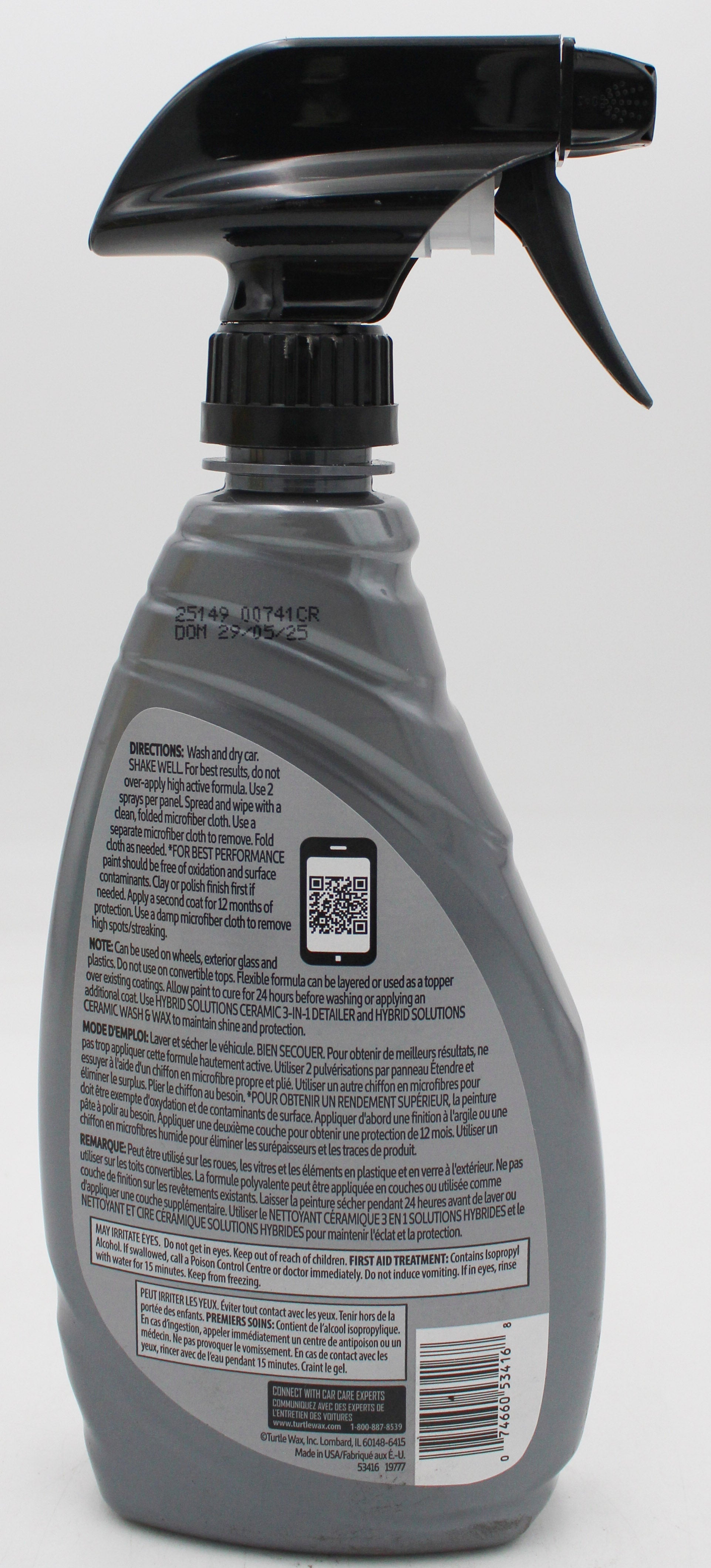 SP TURTLE WAX CERAMIC SPRAY COATING 473ML /16oz