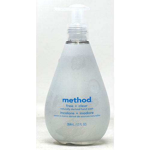 Method Hand Wash Gel Free + Clear 12oz Wholesale