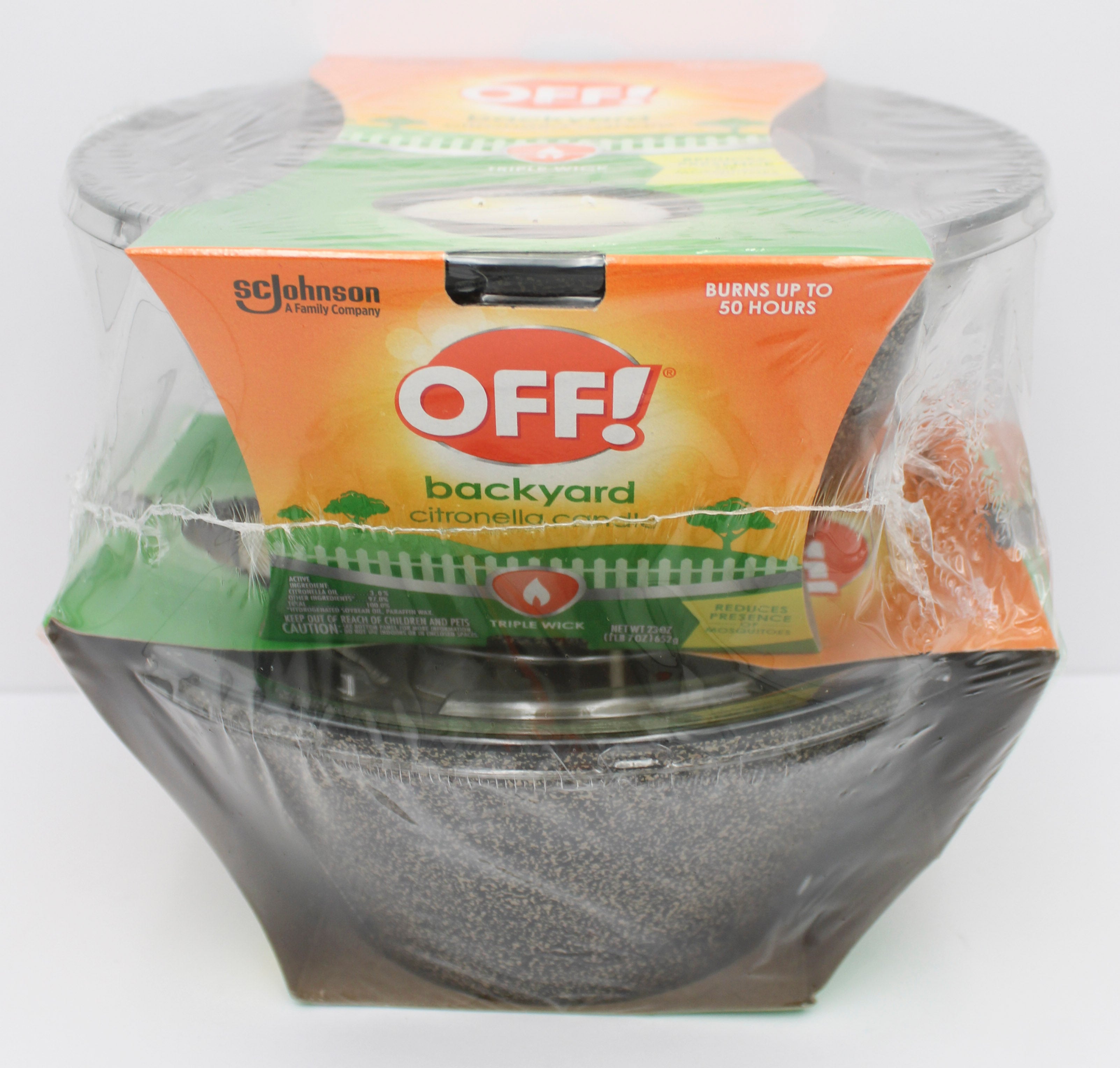 SP OFF CITRONELLA CANDLE BACKYARD 2CT