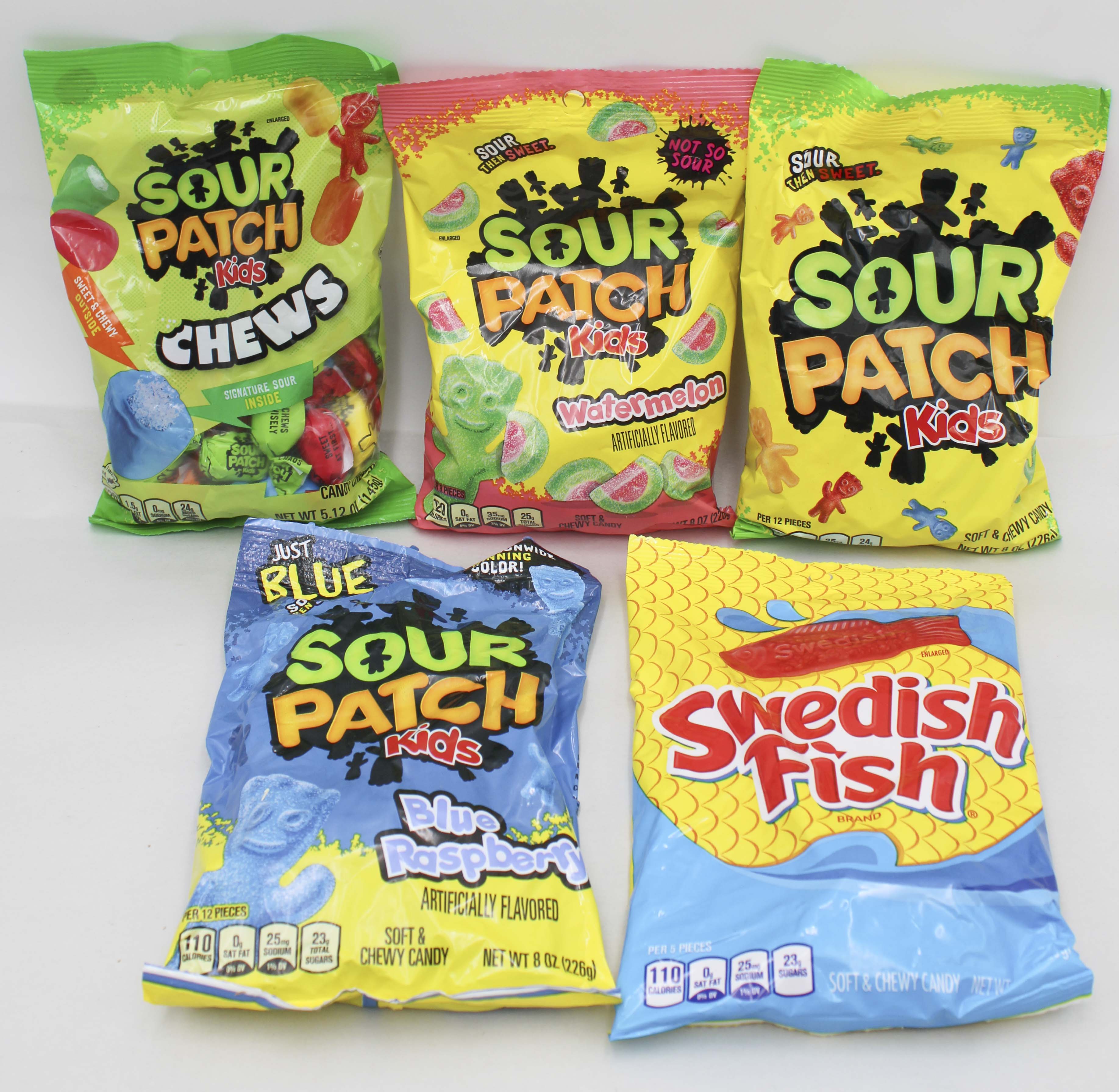 SOUR PATCH KIDS SWEEDISH FISH CHEW  BB 10/20/26