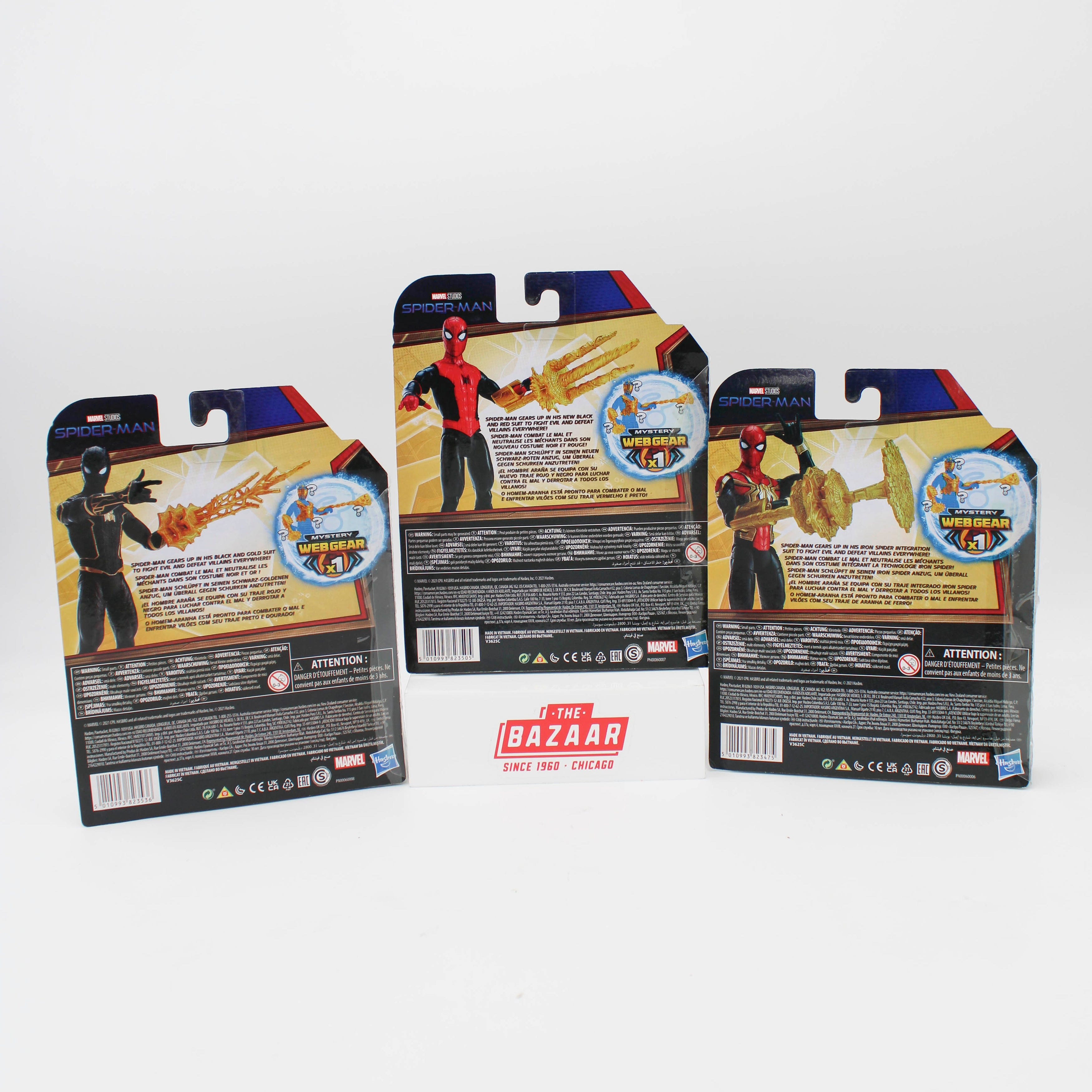 HASBRO MARVEL: SPIDERMAN W/ MYSTERY WEBGEAR 6" FIGURE - ASSORTED