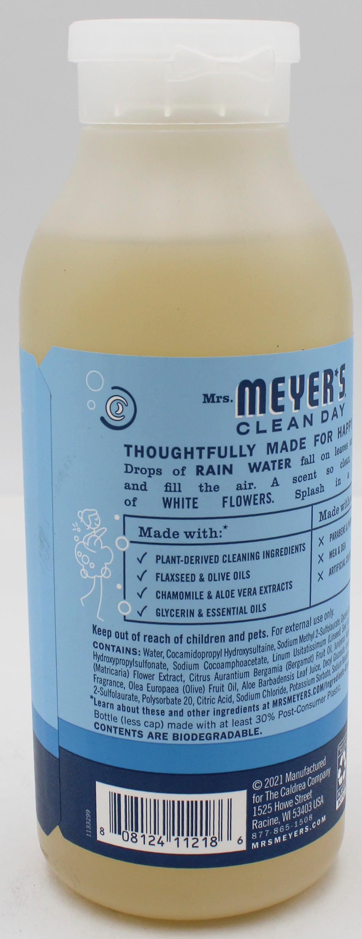 SP MRS MEYER BODY WASH 16oz-RAIN WATER