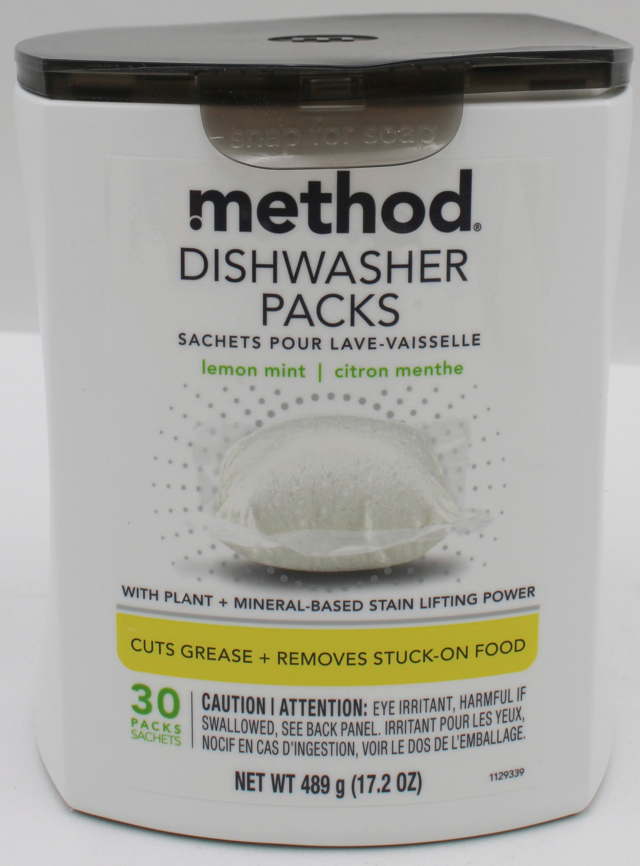 METHOD DISHWASHER PACKS LEMON MINT 30ct US