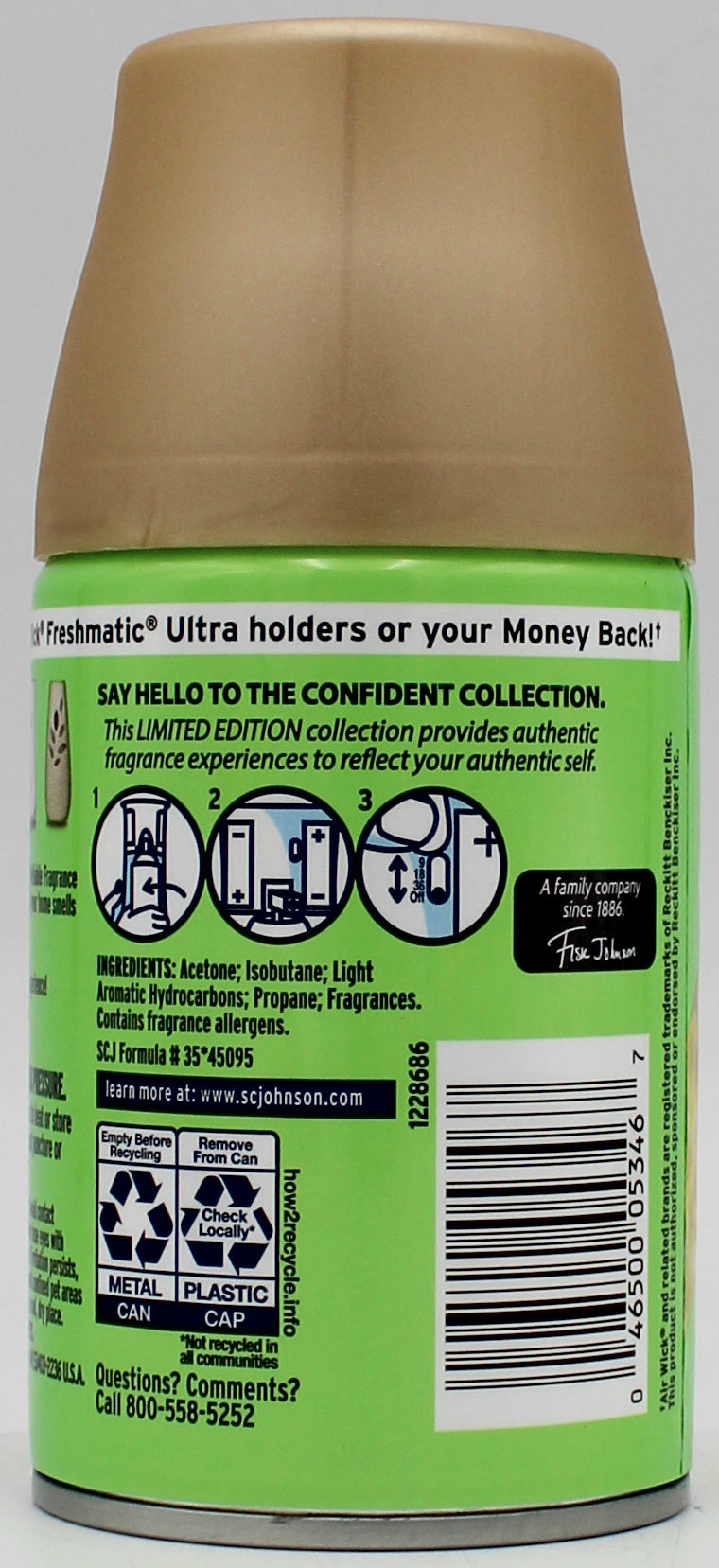 GLADE AUTOMATIC REFILL RADIANT BLOOM 6.2oz US.