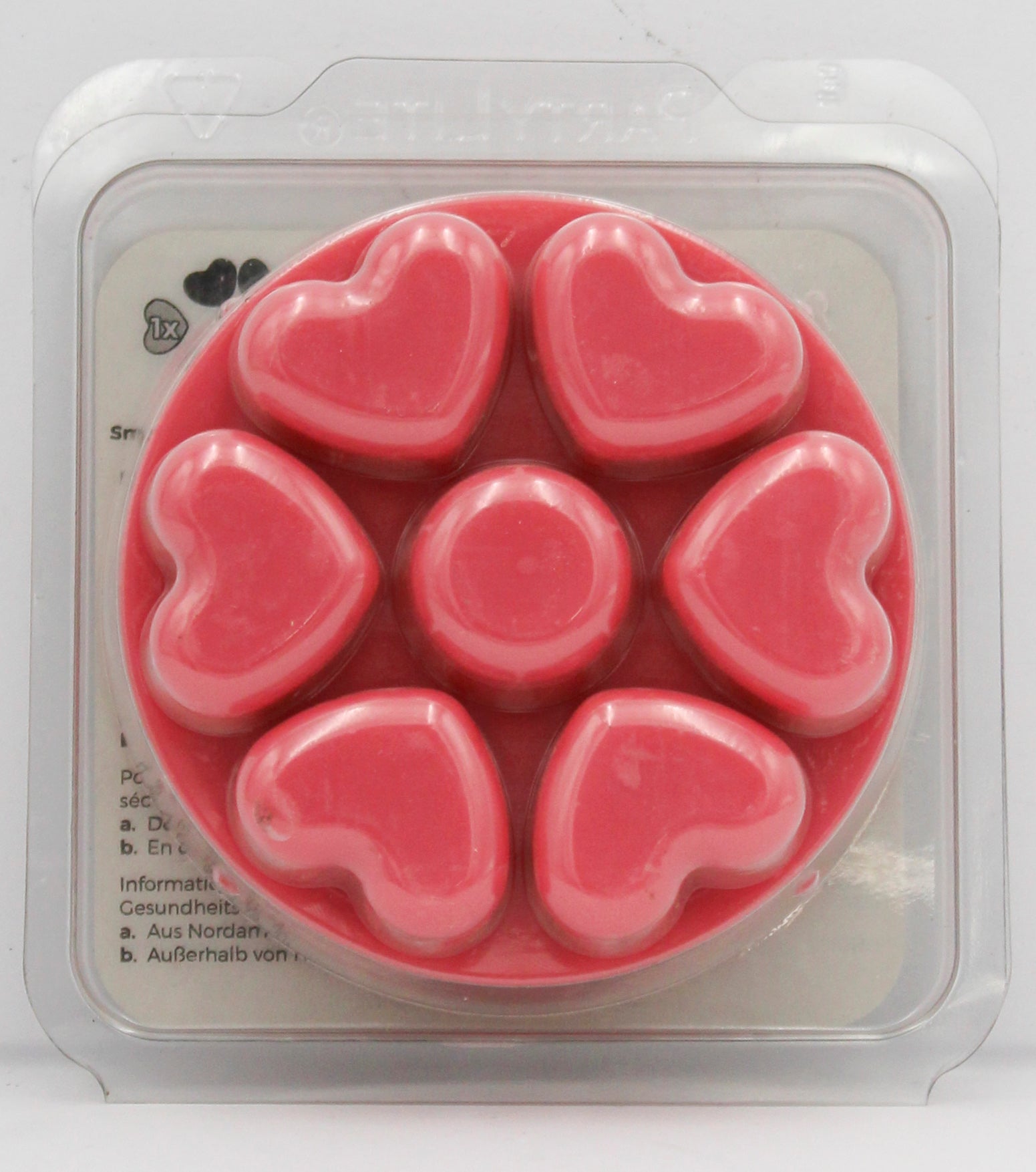 PARTYLITE RASPBERRY RHUBARB SCENT PLUS HEART MELTS 3.2oz