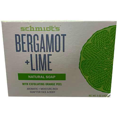 SCHMIDTS BAR SOAP 5oz-BERGMNT+LIME