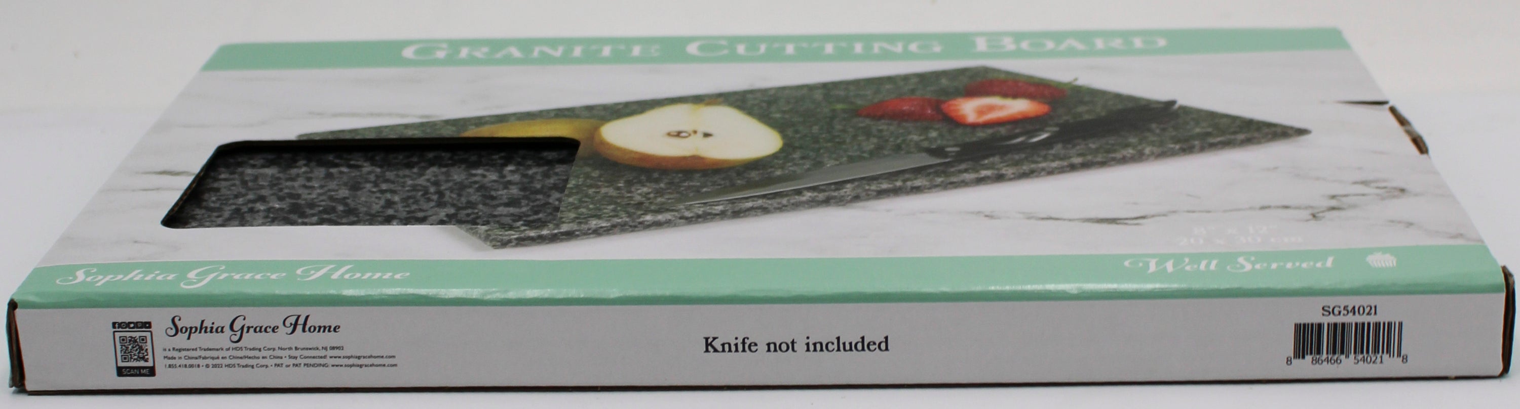 SOLID GRANITE CUTTING BOARD GRAY 8x12