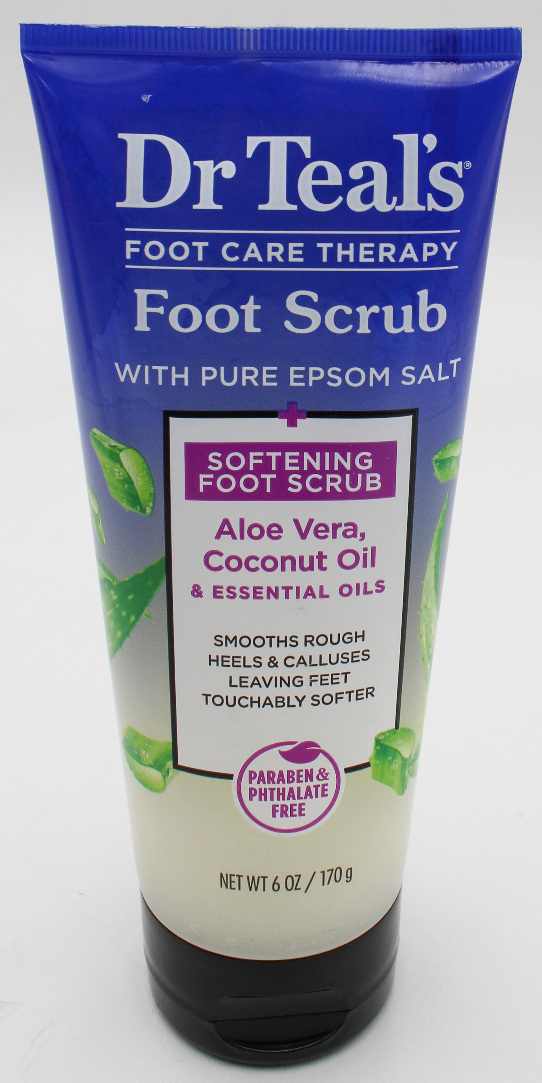 SP DR TEAL'S FOOT SCRUB WITH EPSOM SALT 6oz ALOE VERA,COCONUT OIL NI