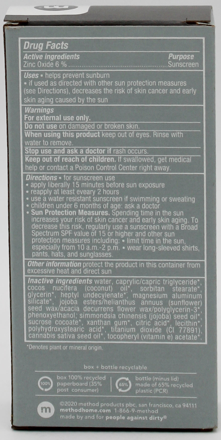 HOLD MTHD MensSPF FacLtnFrgFree OT 2.5OZ/18US EXPIRED 2022