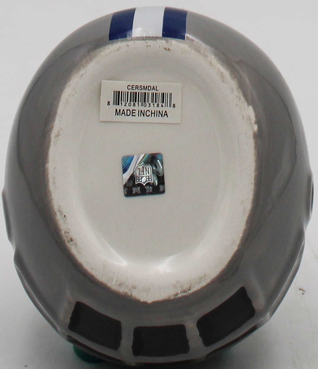 OFFICIALLY LICENCED DALLAS COWBOYS SMALL CERAMIC HELMET