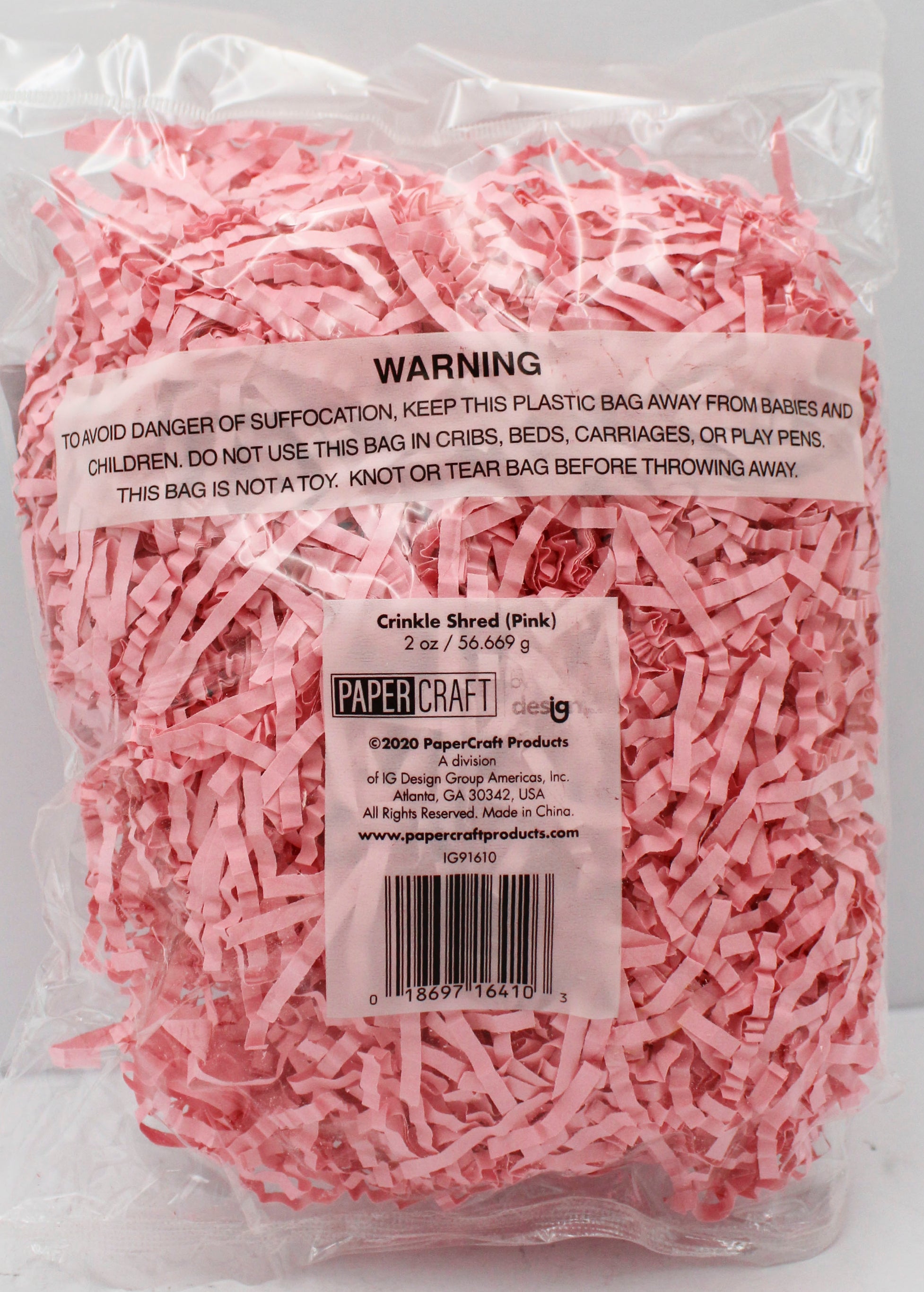 GIFT PAPER SHRED 2OZ - PINK