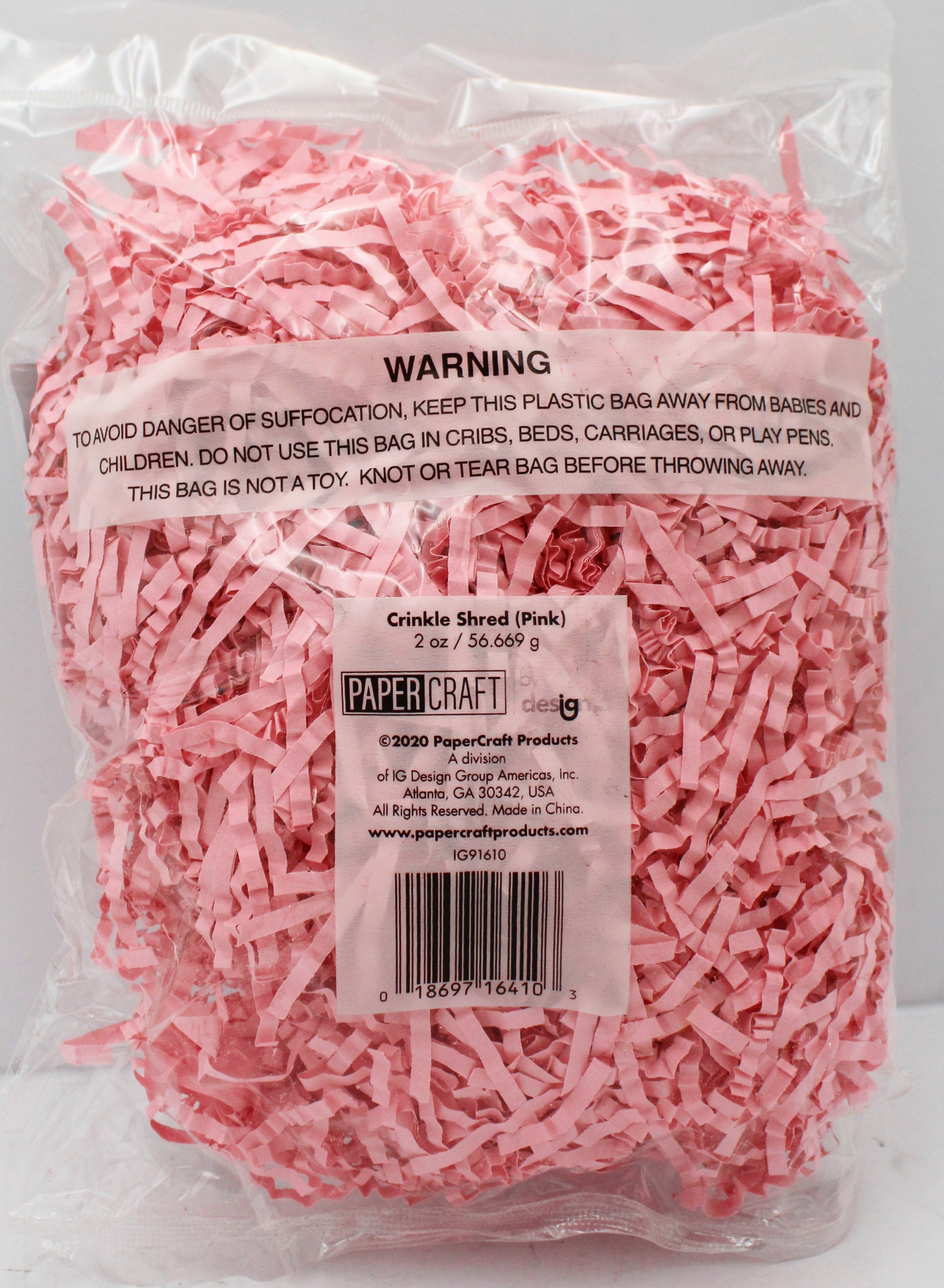 GIFT PAPER SHRED 2OZ - PINK