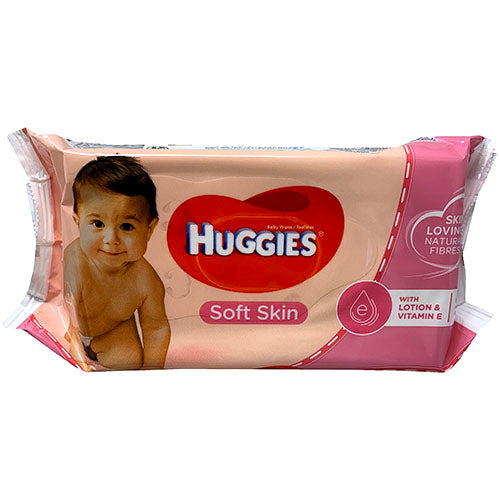 HUGGIE BABY WIPES 56CT(12/22)SOFT