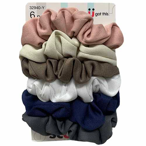 MINI SCRUNCHIES 6CT TWISTER-ASST NI