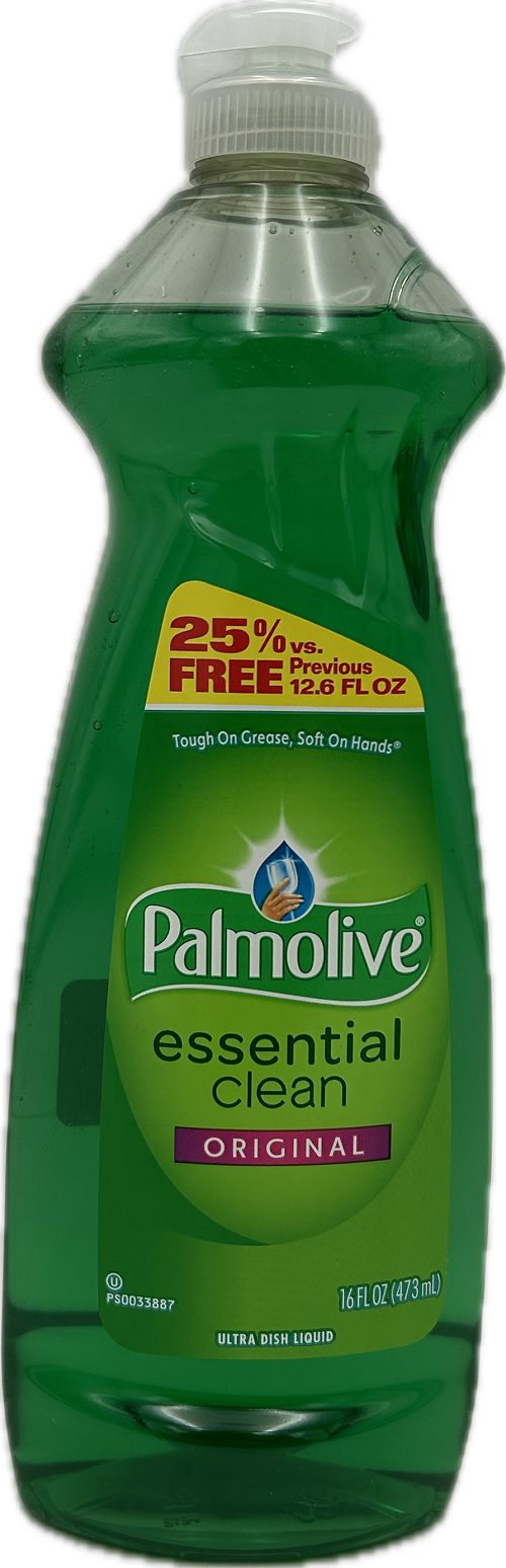 PALMOLIVE ESSENTIAL CLEAN DISH SOAP ORIGINAL +25% 12.6floz NI