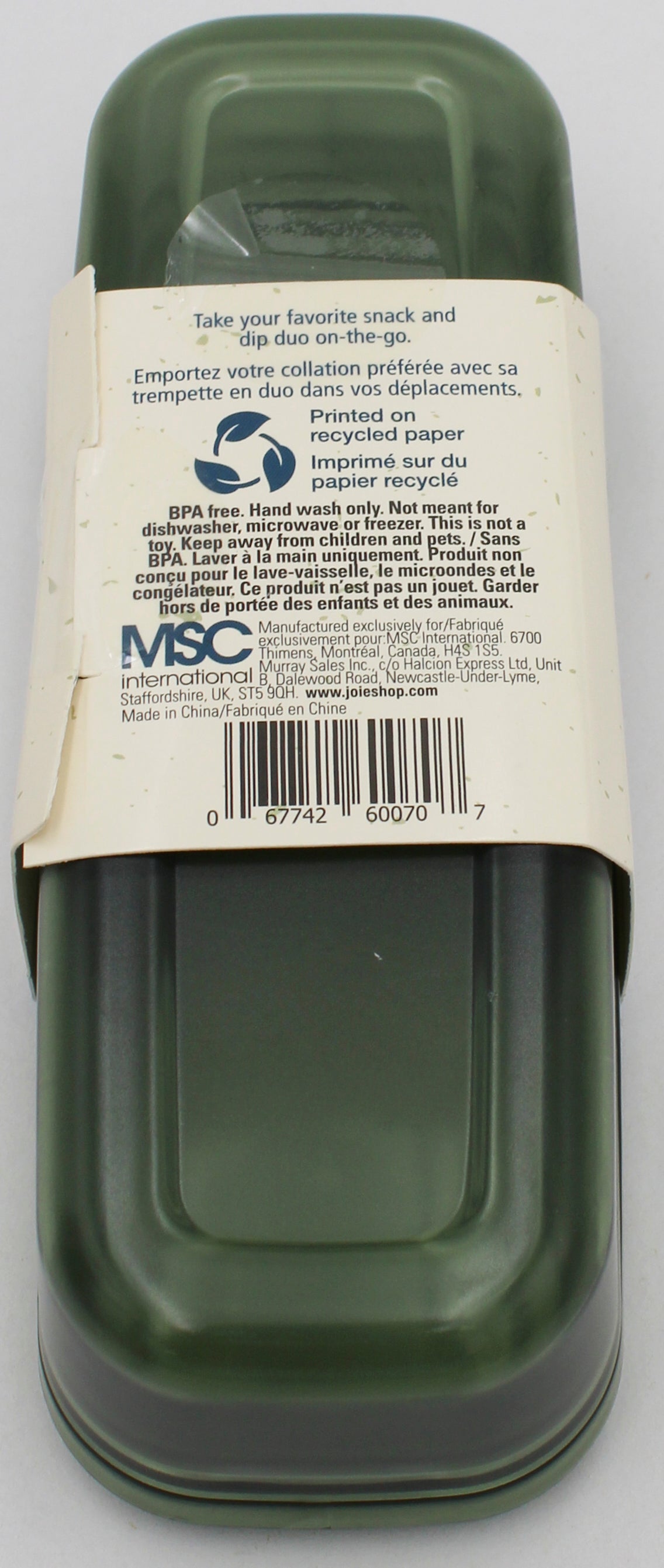 TRAVEL SNACK CONTAINER - NI